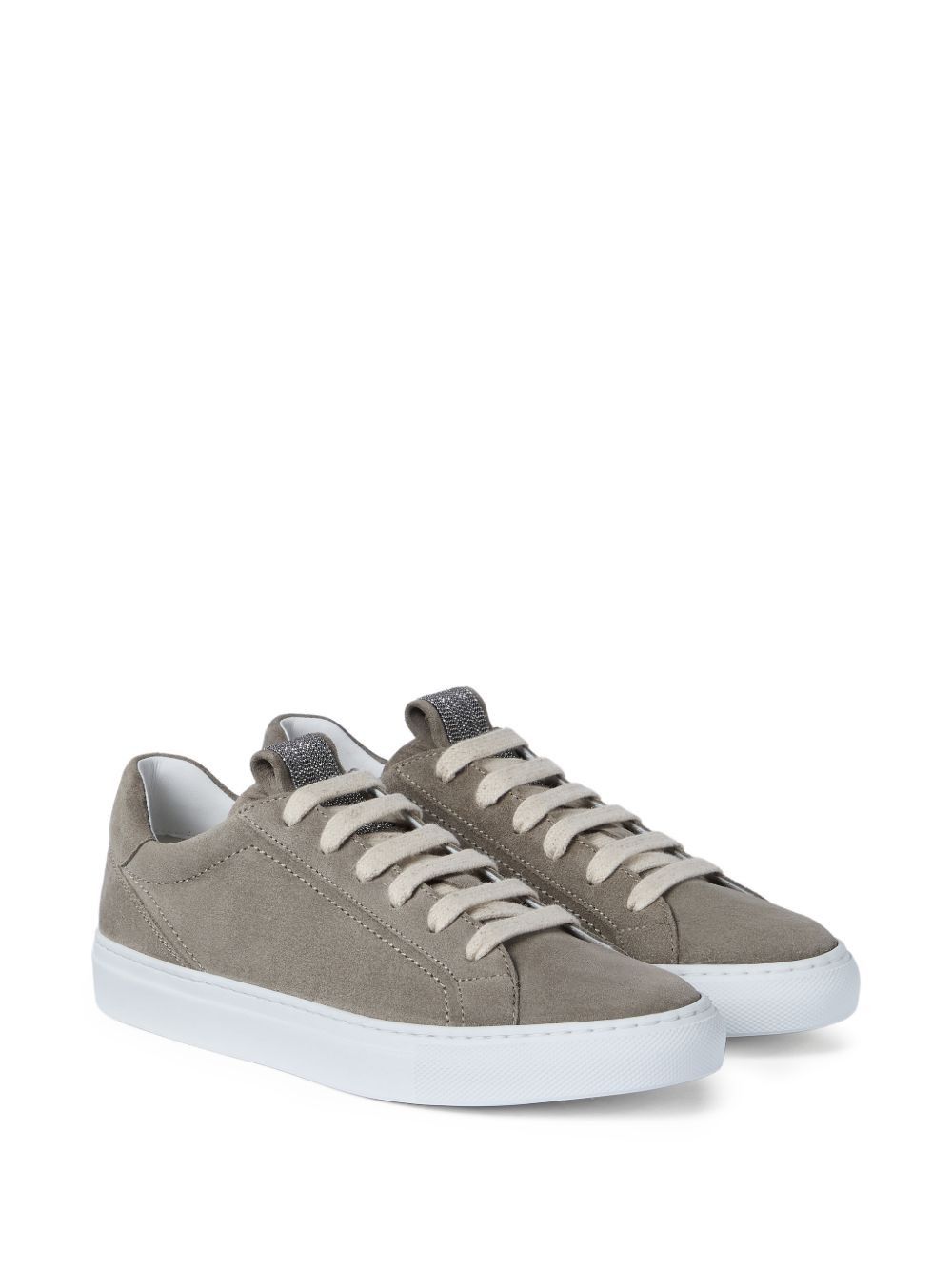 Brunello Cucinelli LEATHER SNEAKERS Size US 8 / IT 38 - 2 Thumbnail