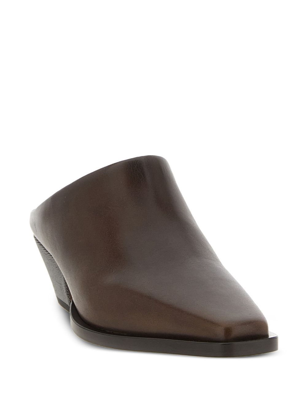 Brunello Cucinelli LEATHER SABOT Size US 7.5 / IT 37.5 - 4 Thumbnail