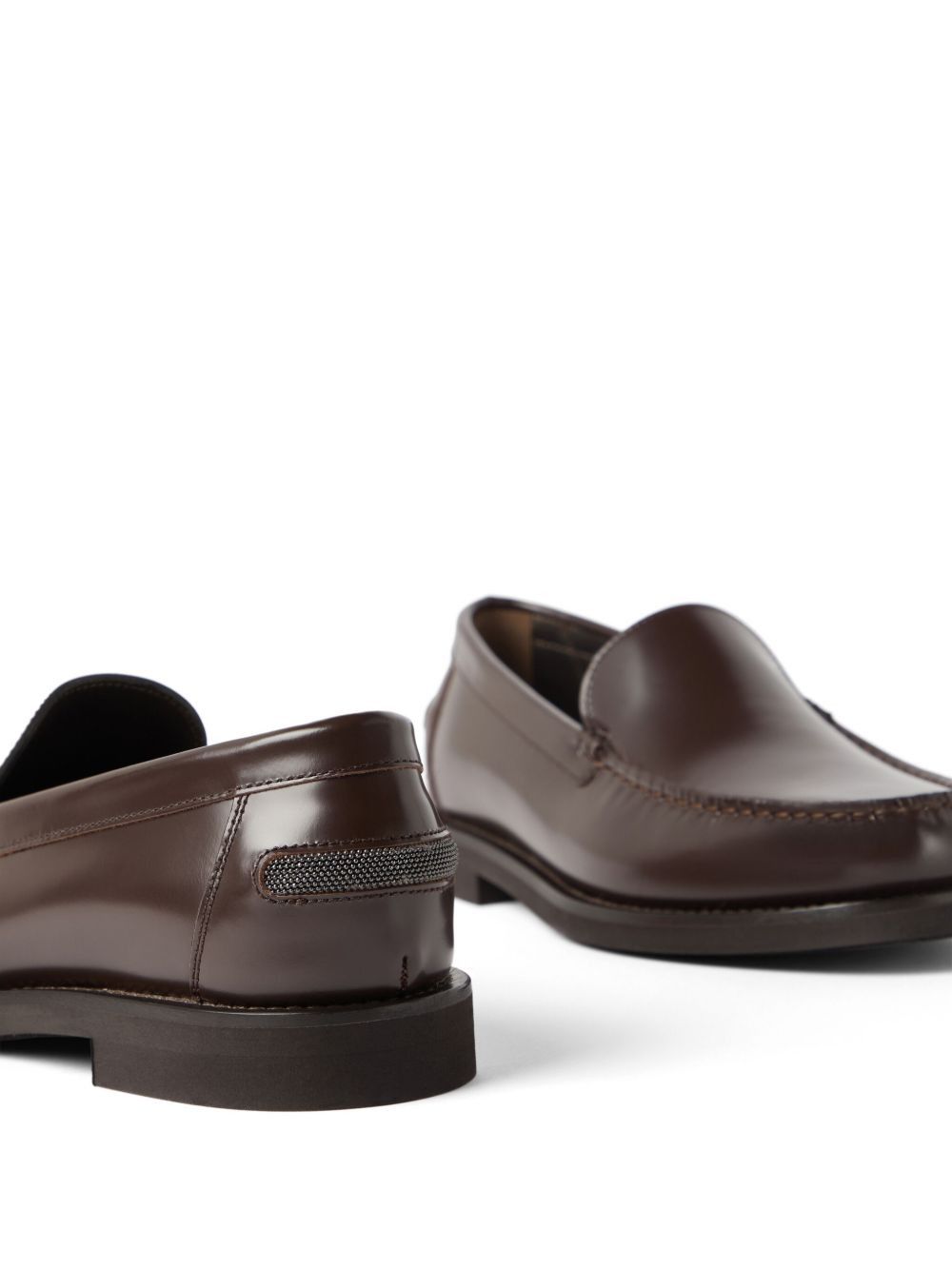 Brunello Cucinelli LEATHER LOAFERS Size US 11 / IT 41 - 4 Thumbnail