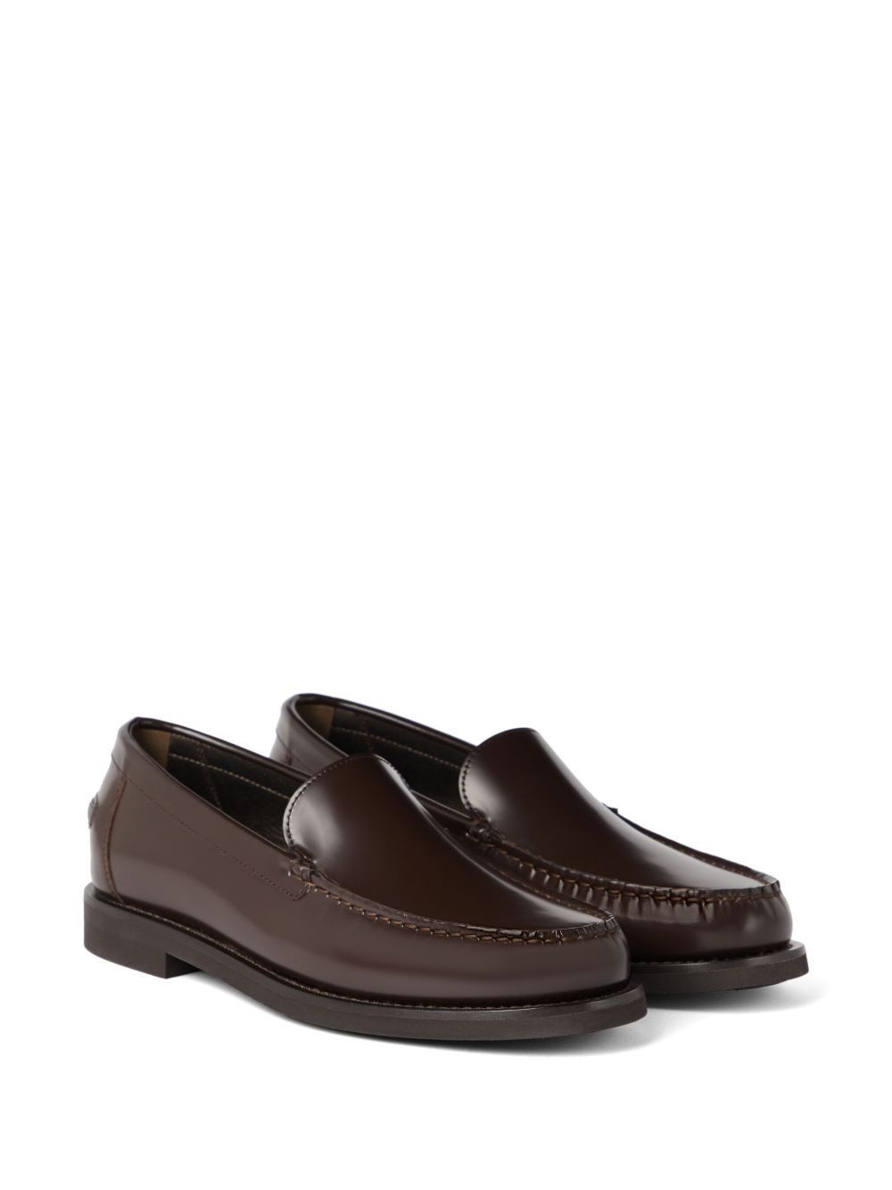 Brunello Cucinelli LEATHER LOAFERS Size US 11 / IT 41 - 2 Thumbnail