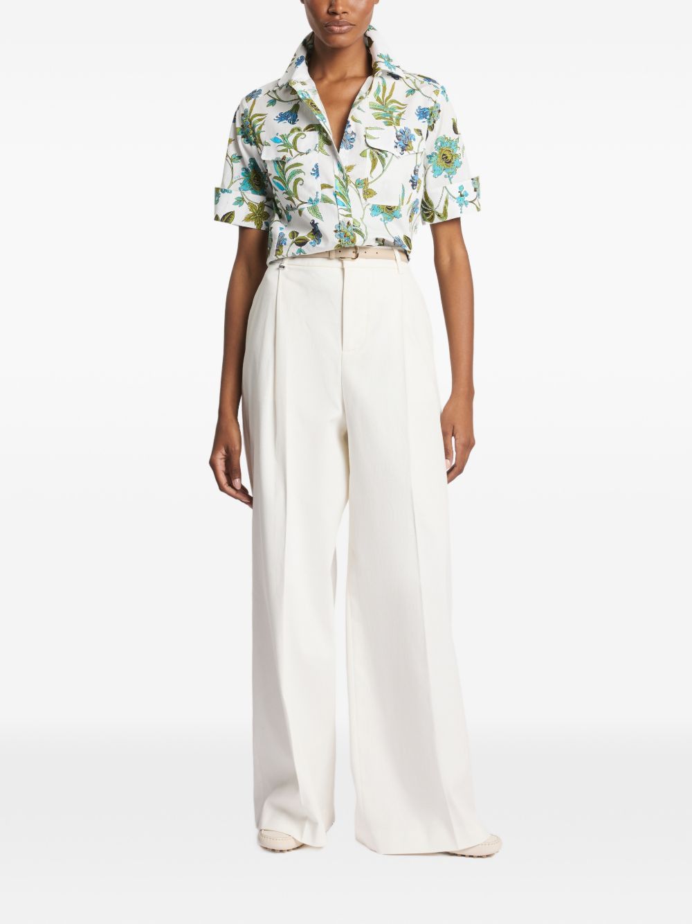 Fay PRINTED COTTON SHIRT Size XL / US 12-14 / IT 48-50 - 2 Thumbnail