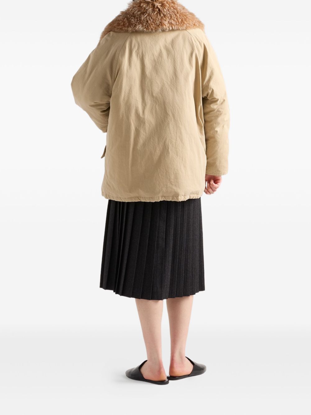 Prada FLANNEL PLEATED SKIRT Size 27" / US 4 / IT 40 - 2 Thumbnail