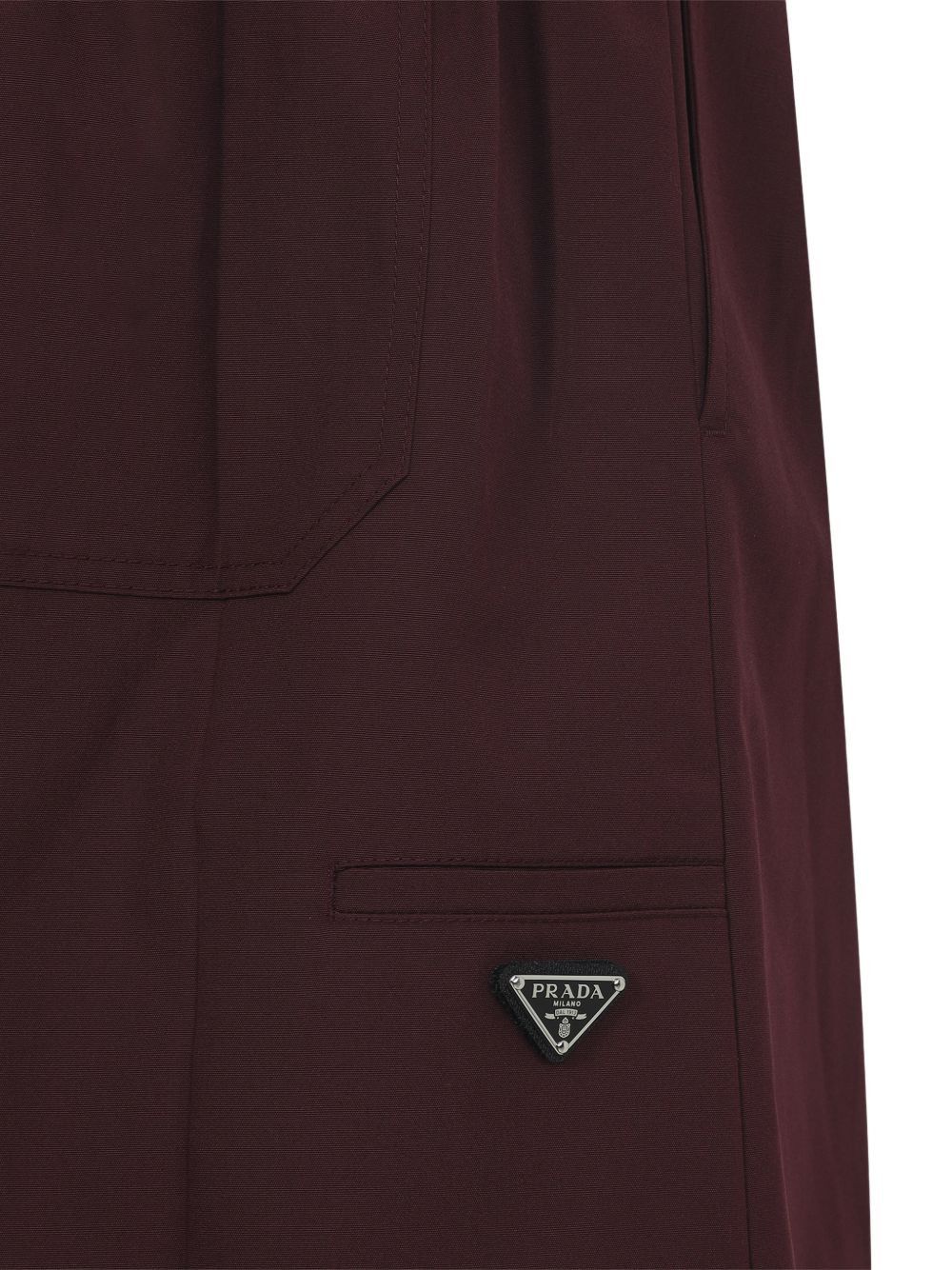 Prada COTTON BLEND MIDI SKIRT Size 27" / US 4 / IT 40 - 3 Thumbnail