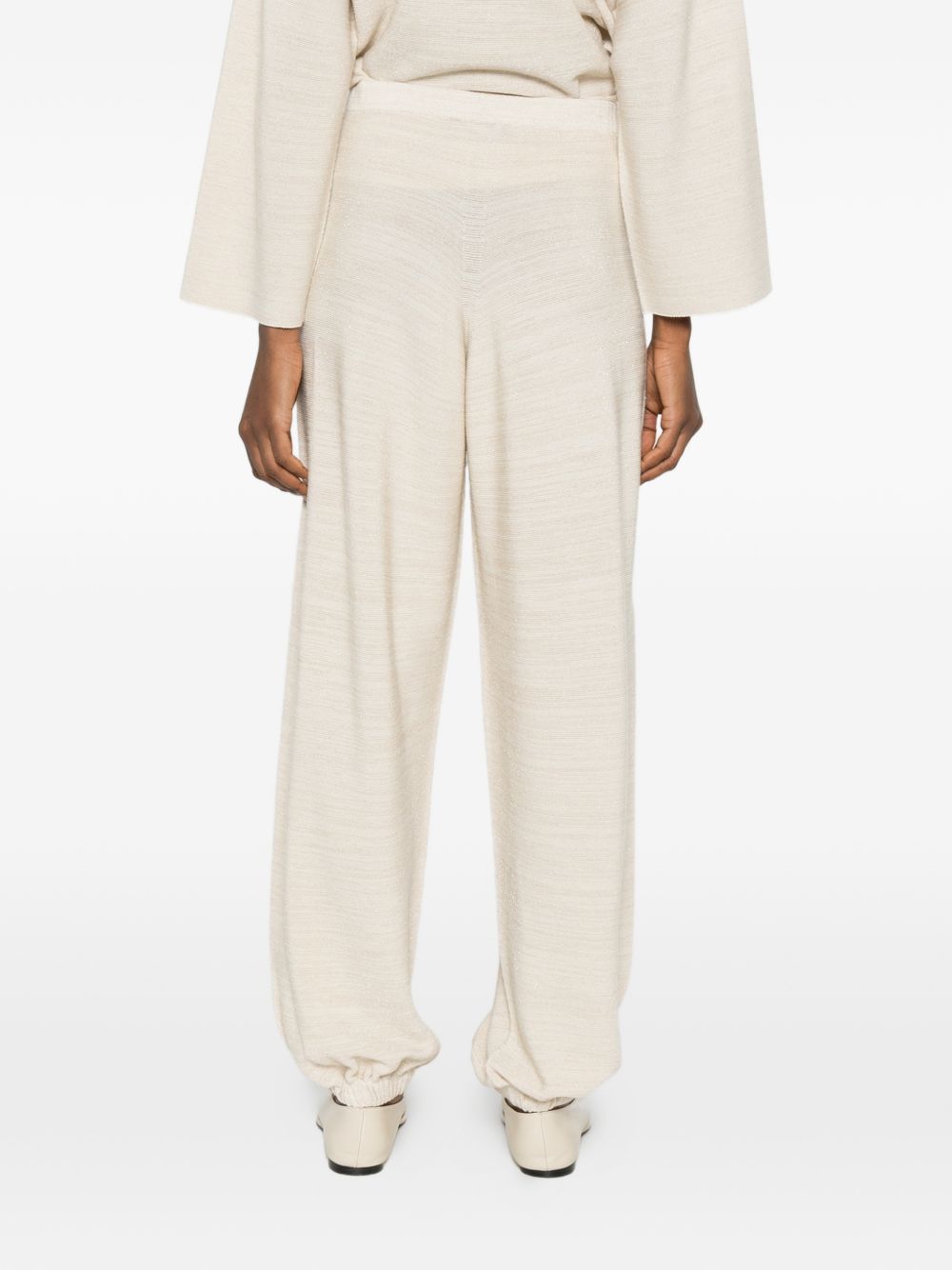 WOOL AND COTTON TROUSERS