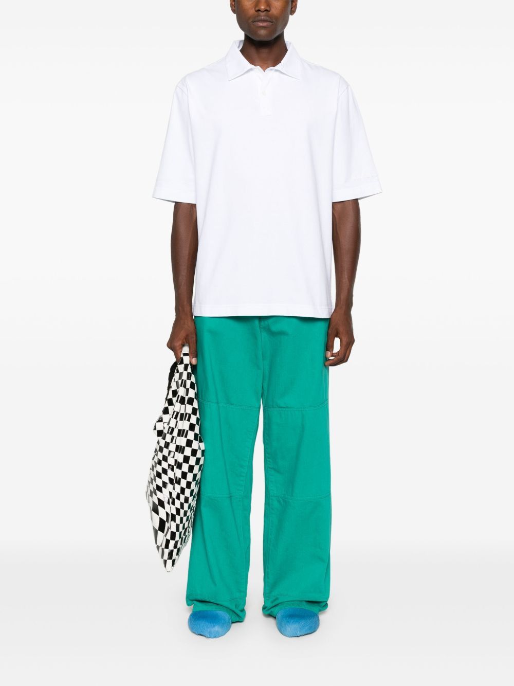 Marni LOGO COTTON POLO SHIRT Size US S / EU 44-46 / 1 - 4 Thumbnail