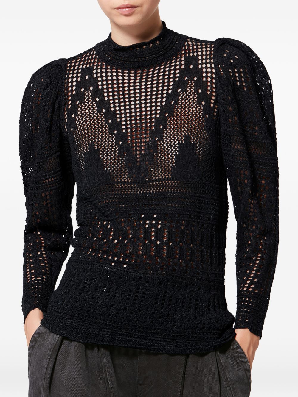 Isabel Marant DAHARA KNITTED TOP Size S / US 4 / IT 40 - 2 Thumbnail