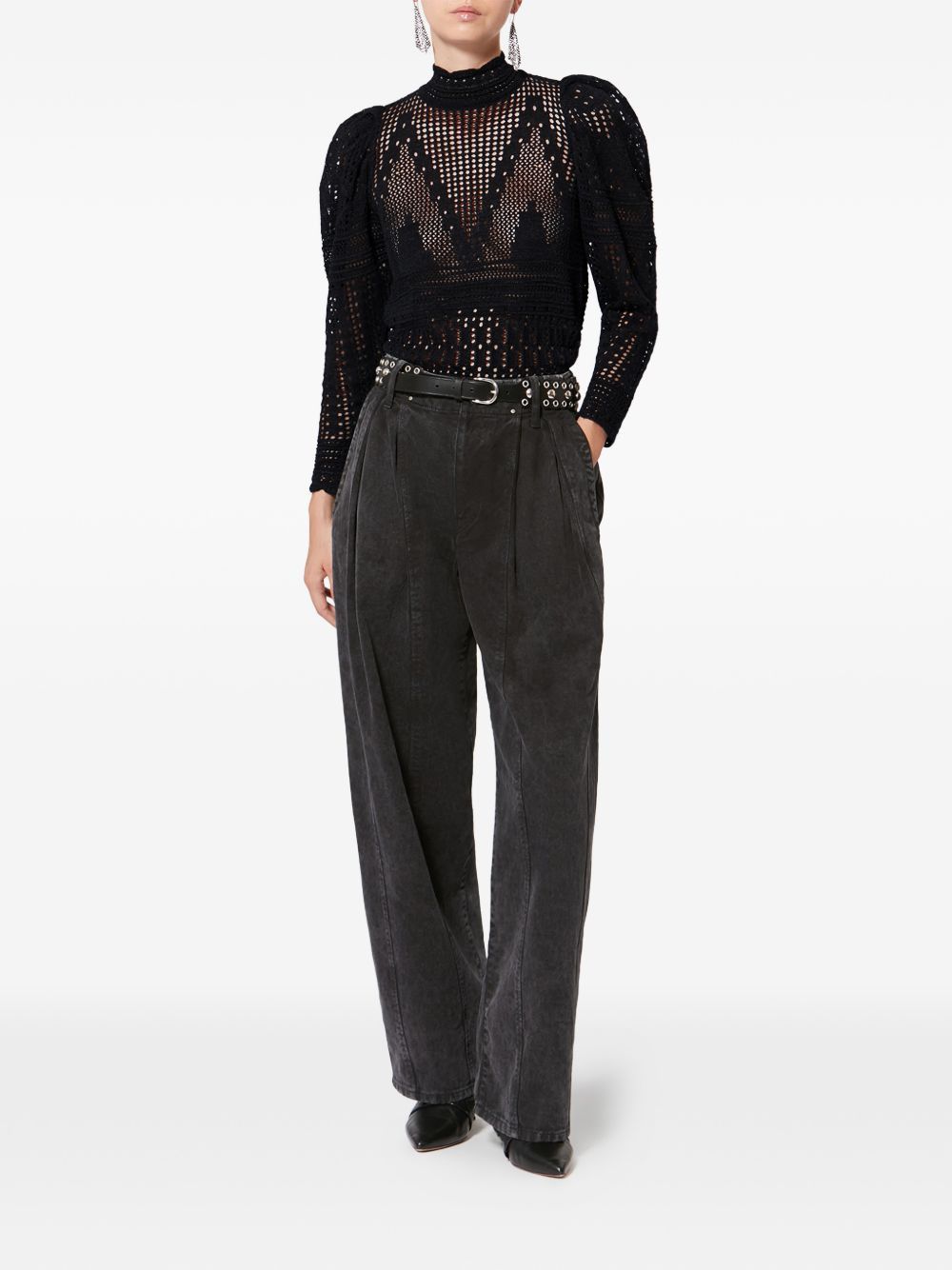 Isabel Marant DAHARA KNITTED TOP Size S / US 4 / IT 40 - 3 Thumbnail