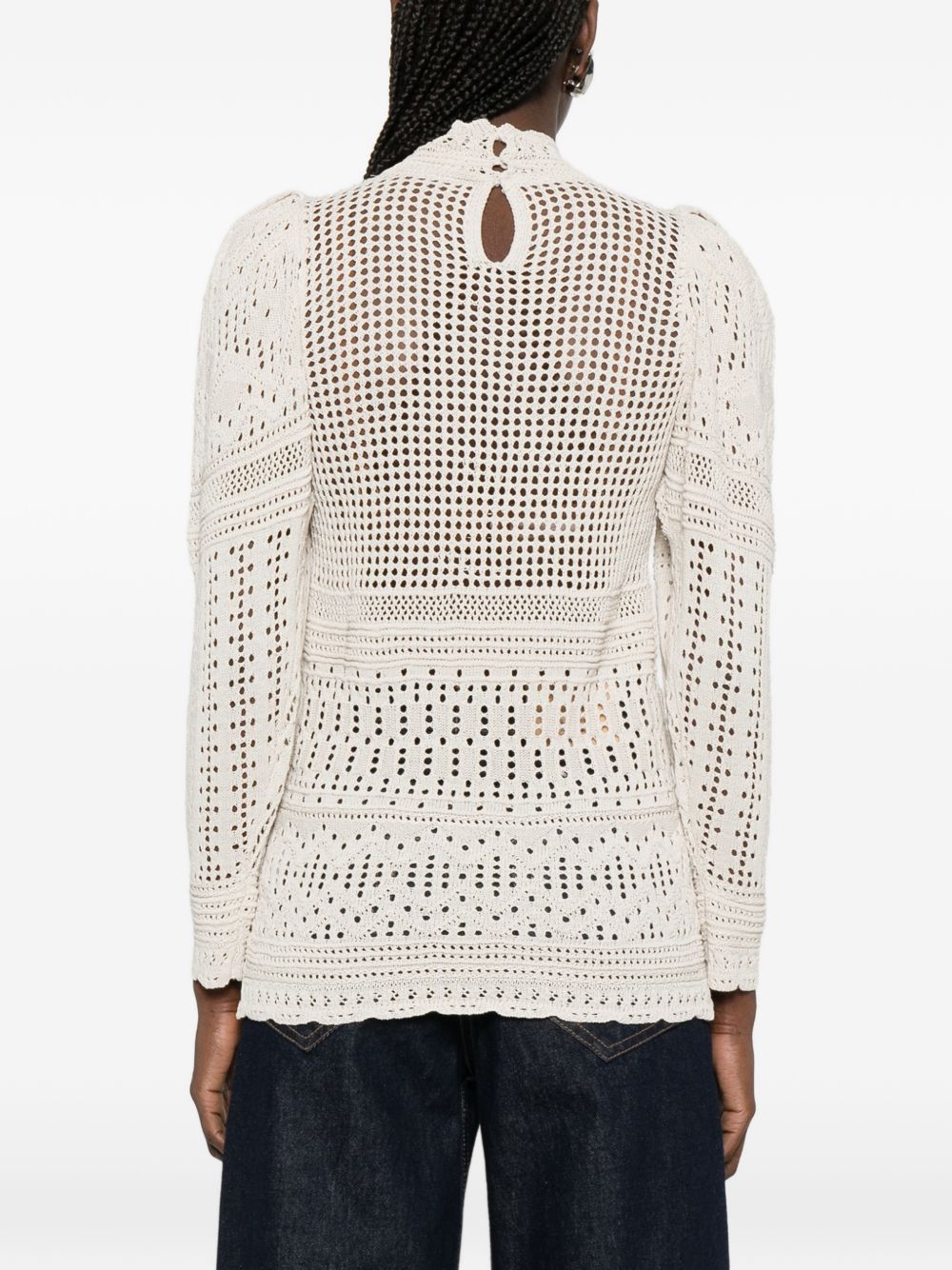 Isabel Marant DAHARA COTTON BLEND TOP Size XS / US 0-2 / IT 36-38 - 4 Thumbnail
