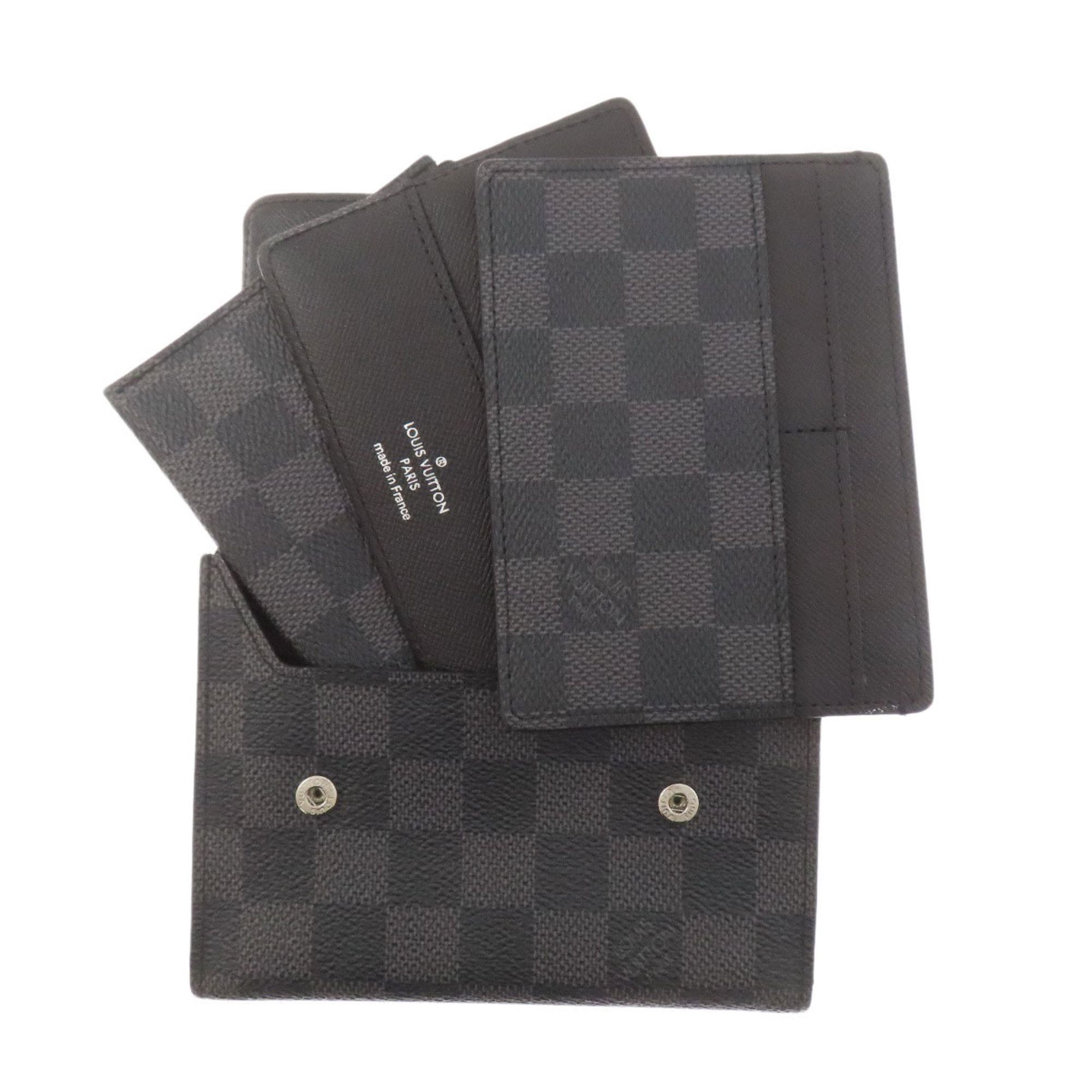 Other Louis Vuitton N63083 Portefeuille Compact Modular Bifold Wallet Damier Canvas Men's LOUIS VUITTON Size ONE SIZE - 5 Thumbnail