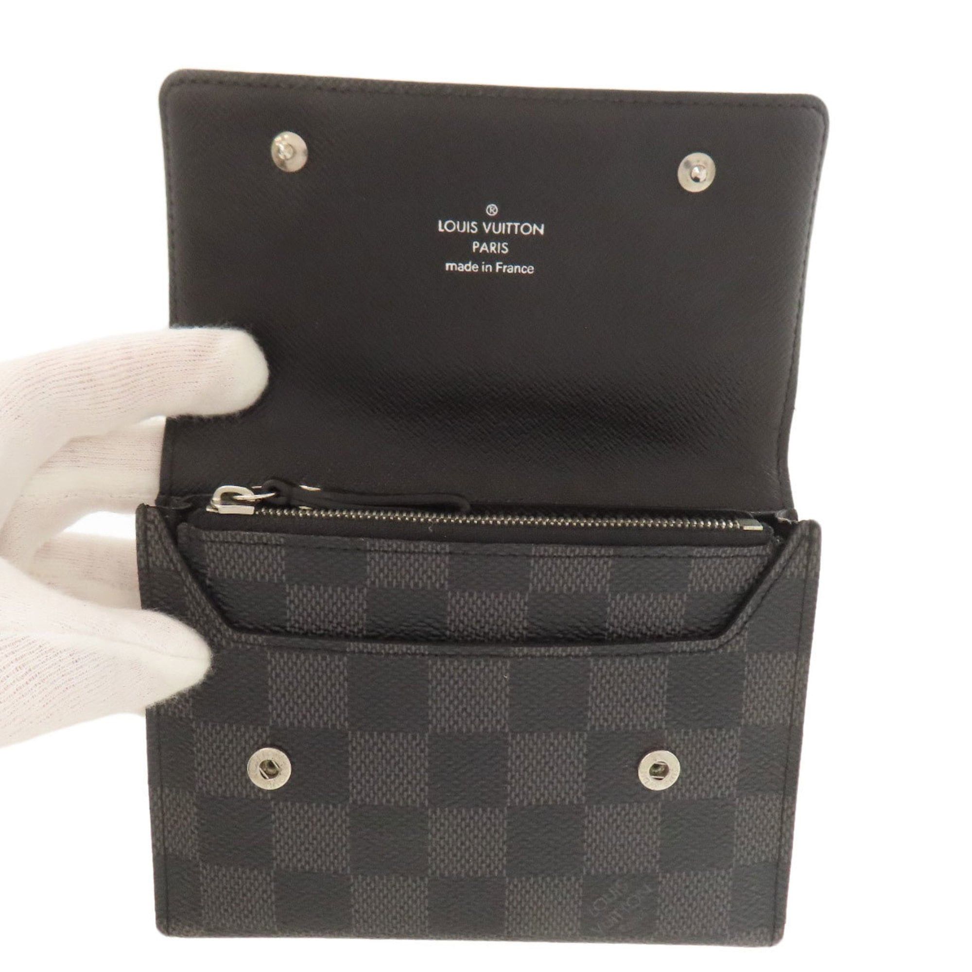 Other Louis Vuitton N63083 Portefeuille Compact Modular Bifold Wallet Damier Canvas Men's LOUIS VUITTON Size ONE SIZE - 4 Thumbnail