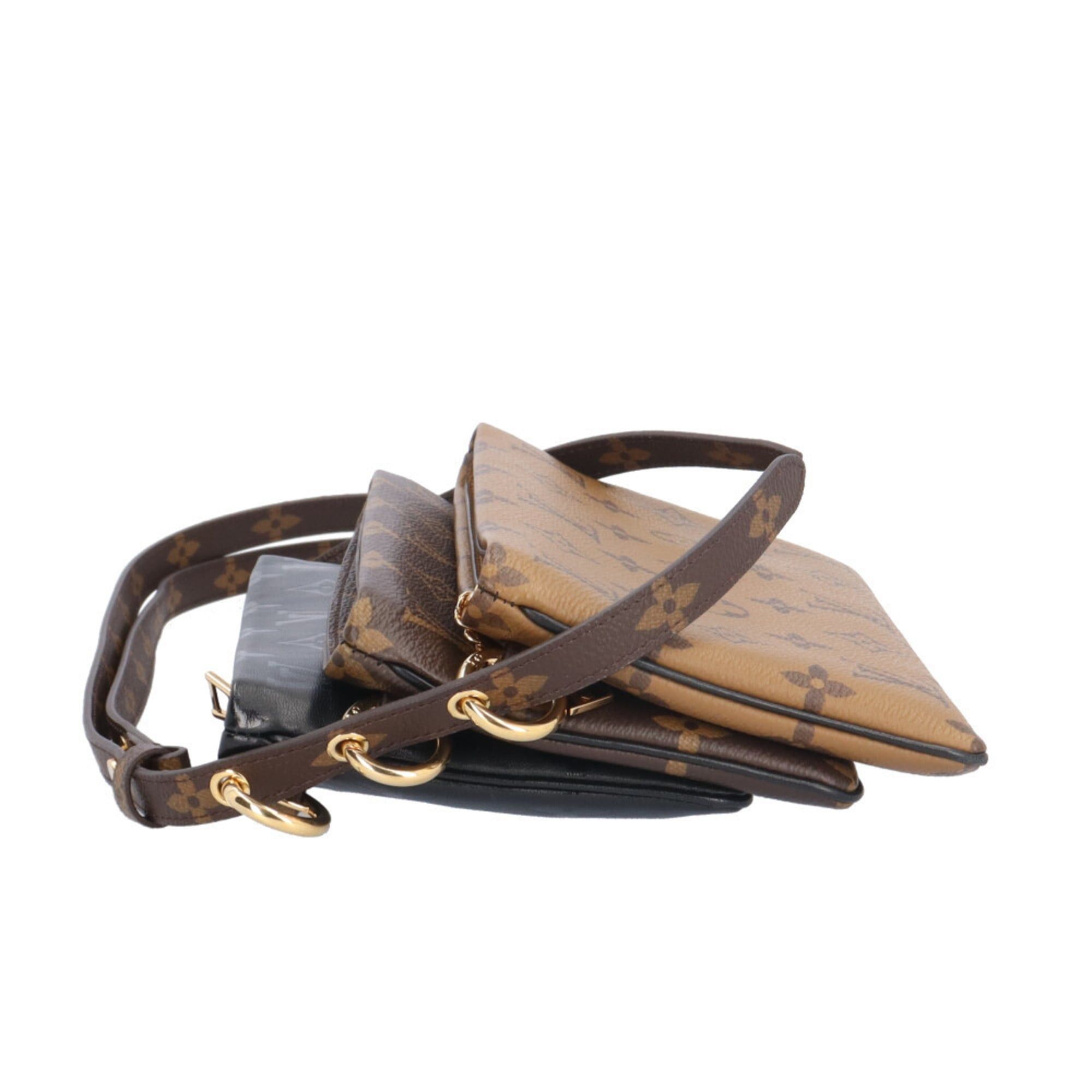Louis Vuitton Pre-owned Louis Vuitton Pochette LV3 Monogram Reverse Shoulder Bag, M45412 Brown, Women's Size ONE SIZE - 4 Thumbnail