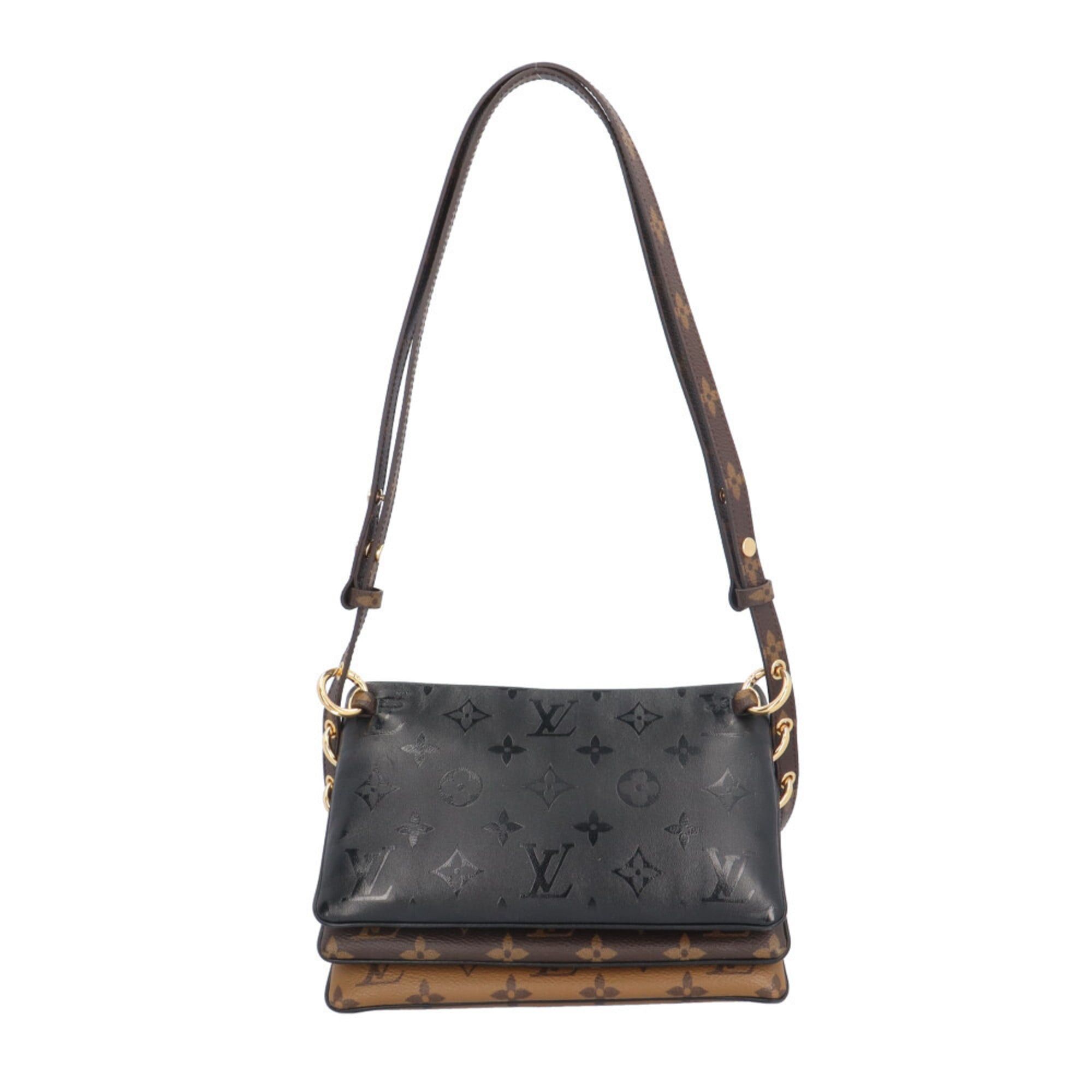 Louis Vuitton Pre-owned Louis Vuitton Pochette LV3 Monogram Reverse Shoulder Bag, M45412 Brown, Women's Size ONE SIZE - 3 Thumbnail