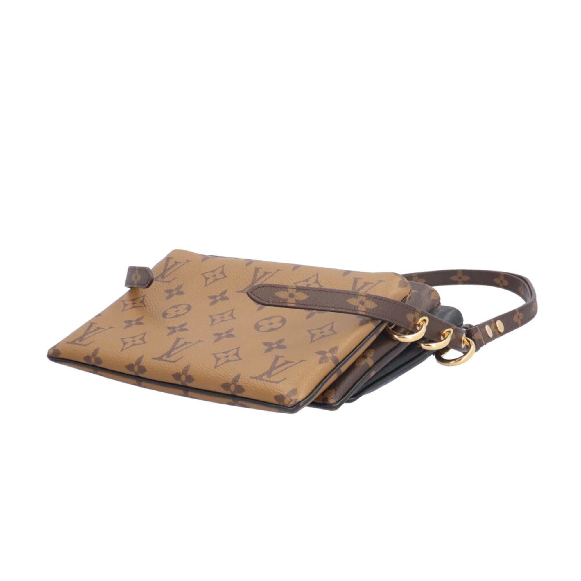 Louis Vuitton Pre-owned Louis Vuitton Pochette LV3 Monogram Reverse Shoulder Bag, M45412 Brown, Women's Size ONE SIZE - 5 Thumbnail