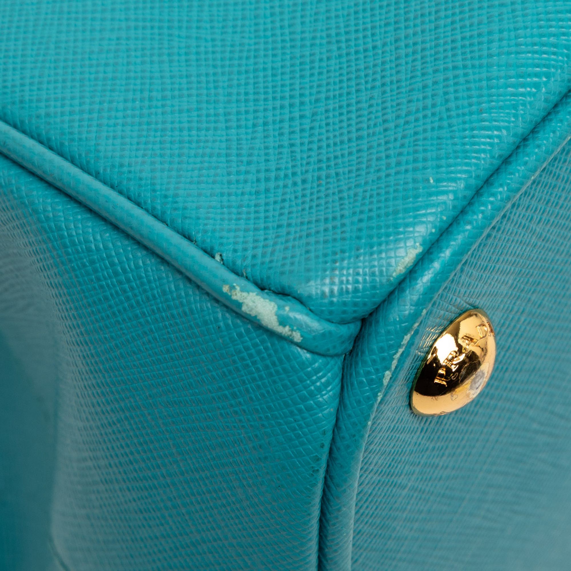 Prada Prada Small Saffiano Lux Galleria Double Zip Satchel Size ONE SIZE - 8 Thumbnail