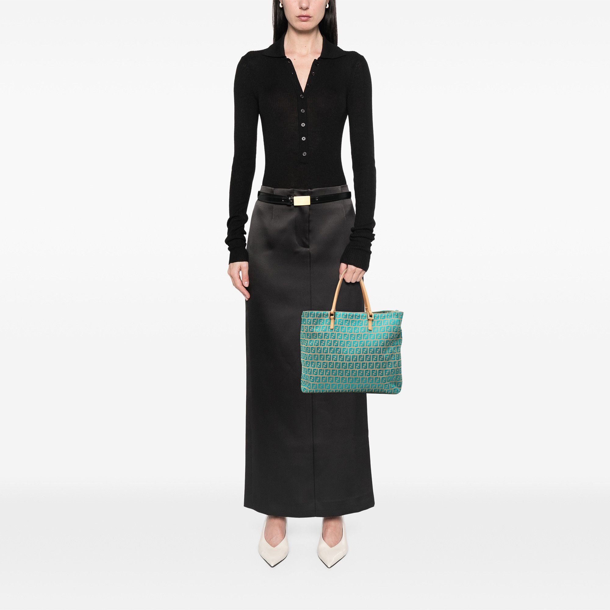 Fendi Fendi Zucchino Canvas Tote Size ONE SIZE - 7 Thumbnail