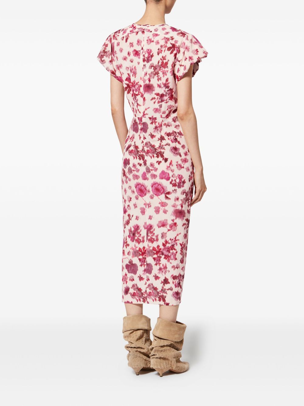 Isabel Marant TERENAE PRINTED LONG DRESS Size S / US 4 / IT 40 - 4 Thumbnail