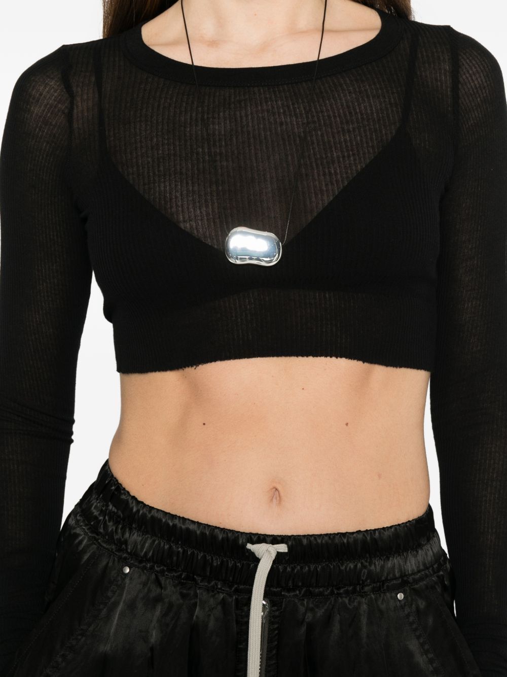 Rick Owens CROPPED TOP Size M / US 6-8 / IT 42-44 - 5 Thumbnail