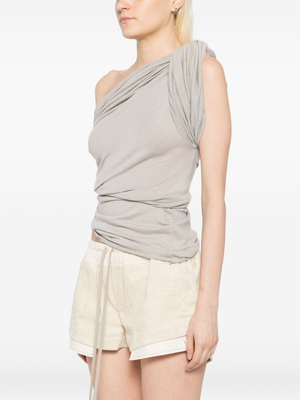 Rick Owens TWIST COTTON TANK TOP Size S / US 4 / IT 40 - 2 Thumbnail