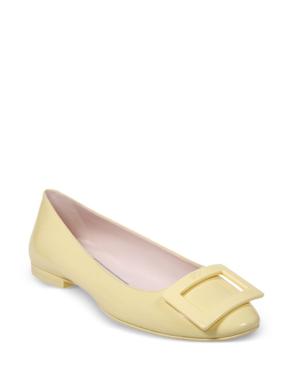 Roger Vivier GOMMETTINE LEATHER BALLETS Size US 10 / IT 40 - 2 Thumbnail