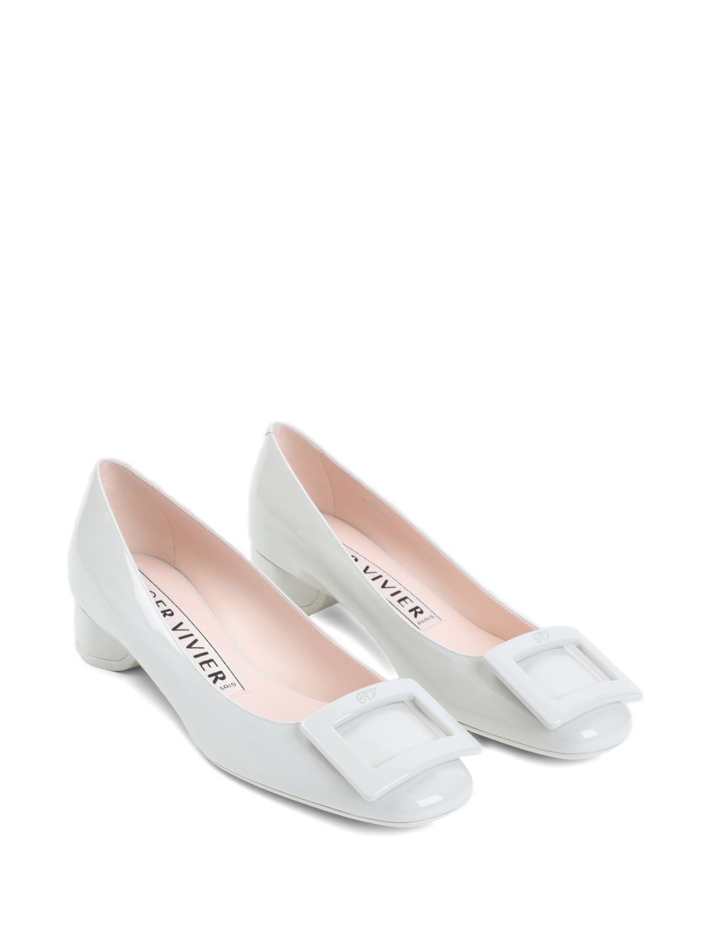 Roger Vivier ROUNDY LEATHER PUMPS Size US 10 / IT 40 - 4 Thumbnail