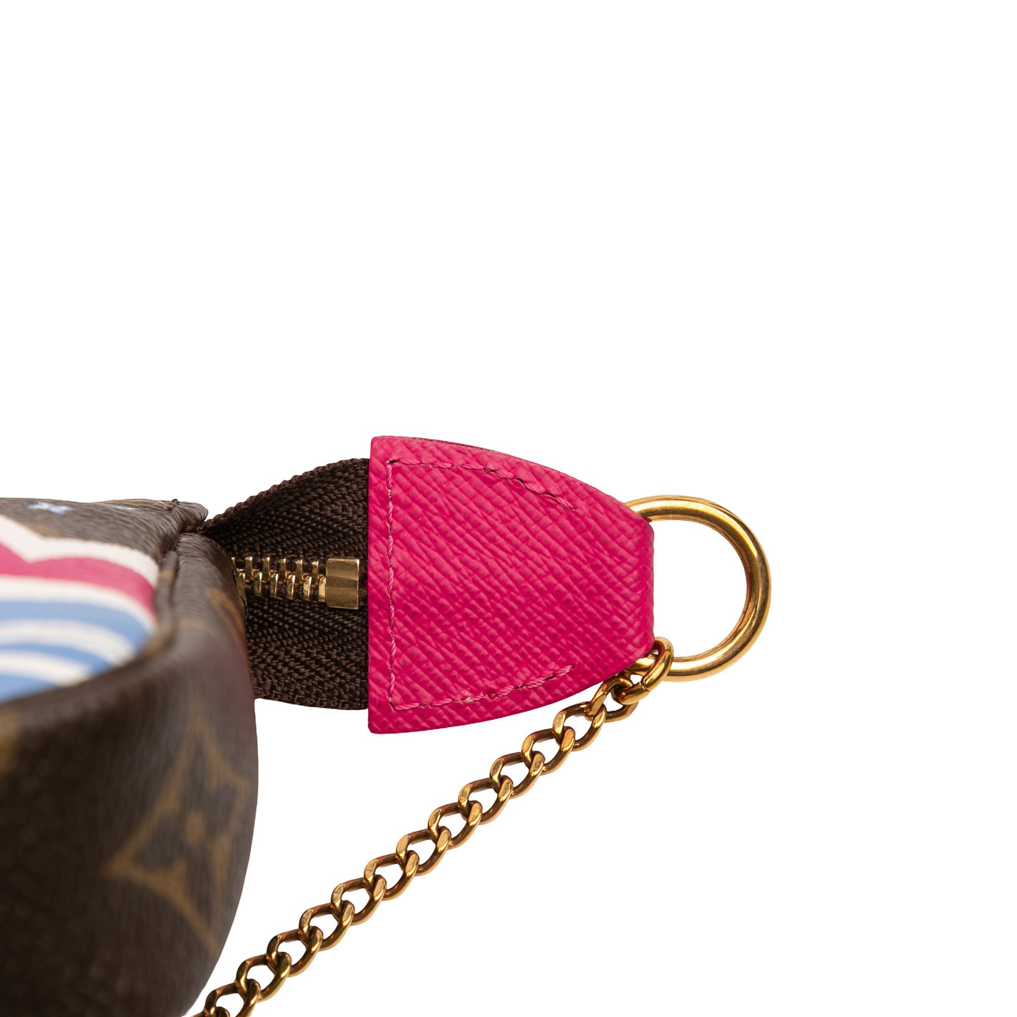 Louis Vuitton Louis Vuitton Monogram Christmas Animation Bears on Skis Mini Pochette Accessoires Size ONE SIZE - 9 Thumbnail
