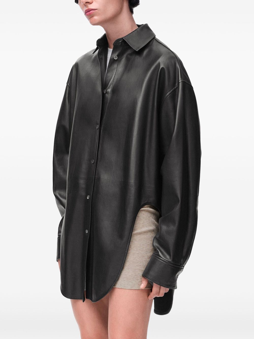Loewe LEATHER SHIRT Size XS / US 0-2 / IT 36-38 - 3 Thumbnail