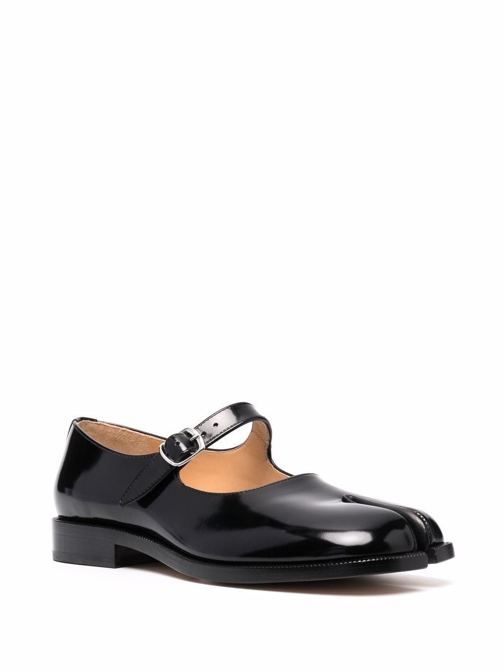 Maison Margiela TABI LEATHER MARY-JANE BALLETS Size US 10 / IT 40 - 4 Thumbnail