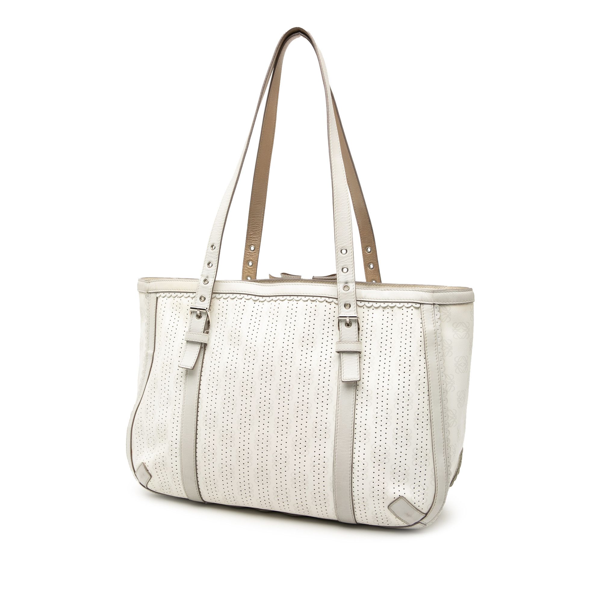 Loewe LOEWE Anagram Perforated Coated Canvas Tote Size ONE SIZE - 2 Thumbnail