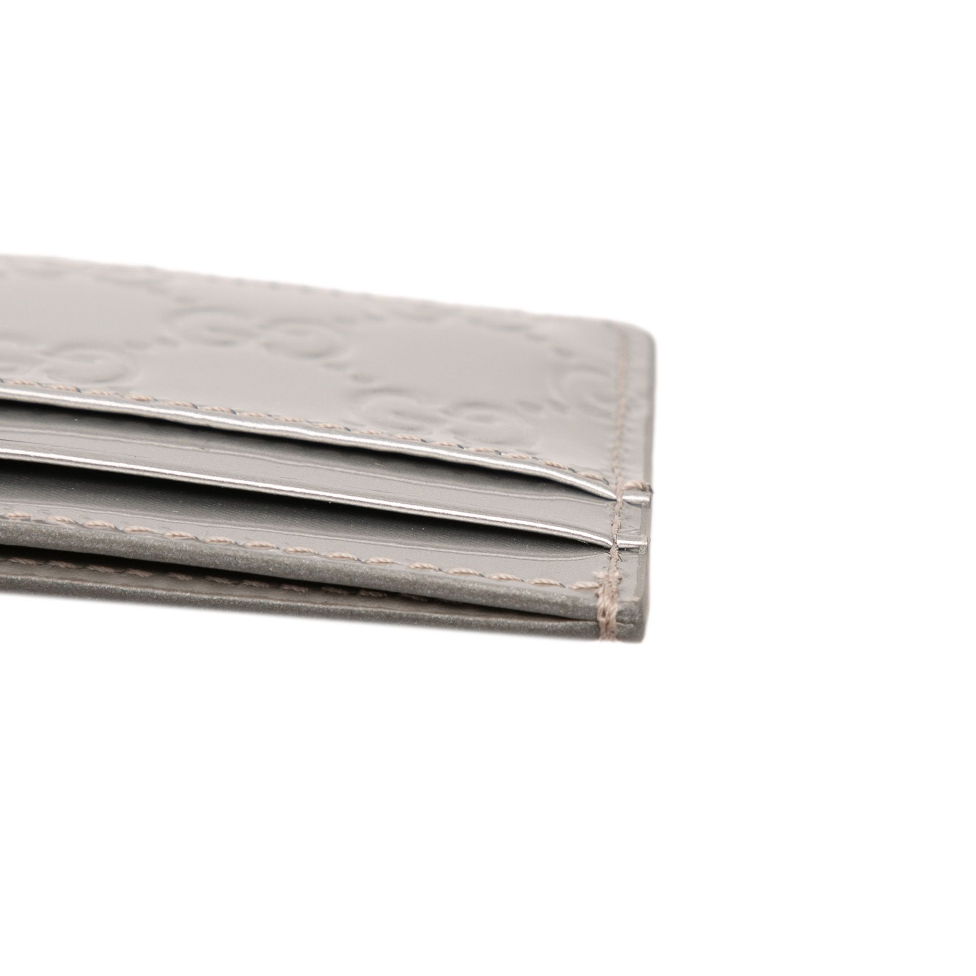 Gucci Gucci Patent Guccissima Card Holder Size ONE SIZE - 7 Thumbnail