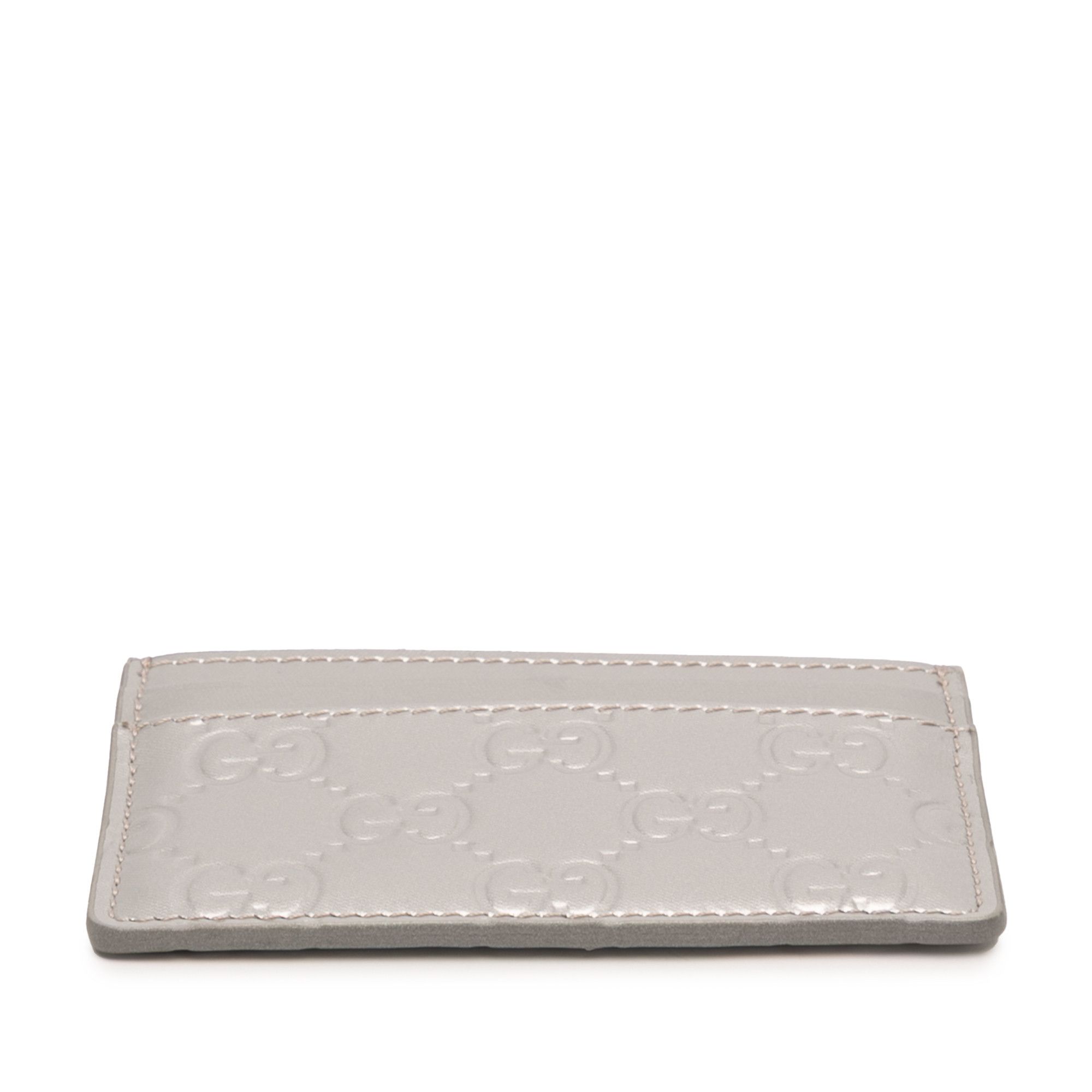 Gucci Gucci Patent Guccissima Card Holder Size ONE SIZE - 3 Thumbnail