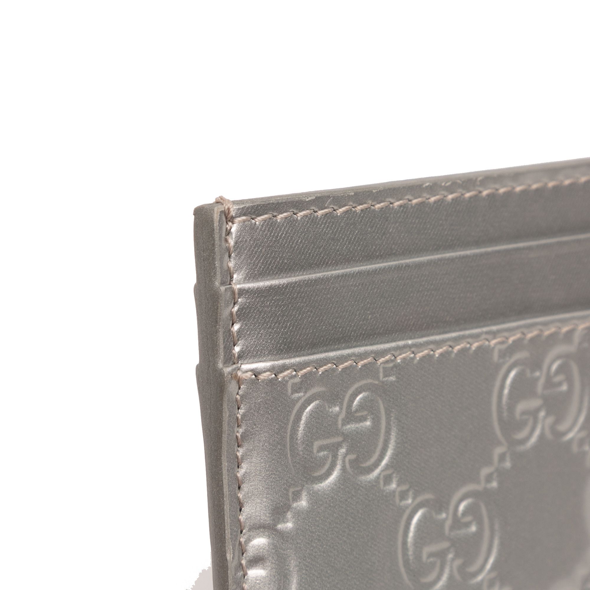 Gucci Gucci Patent Guccissima Card Holder Size ONE SIZE - 8 Thumbnail