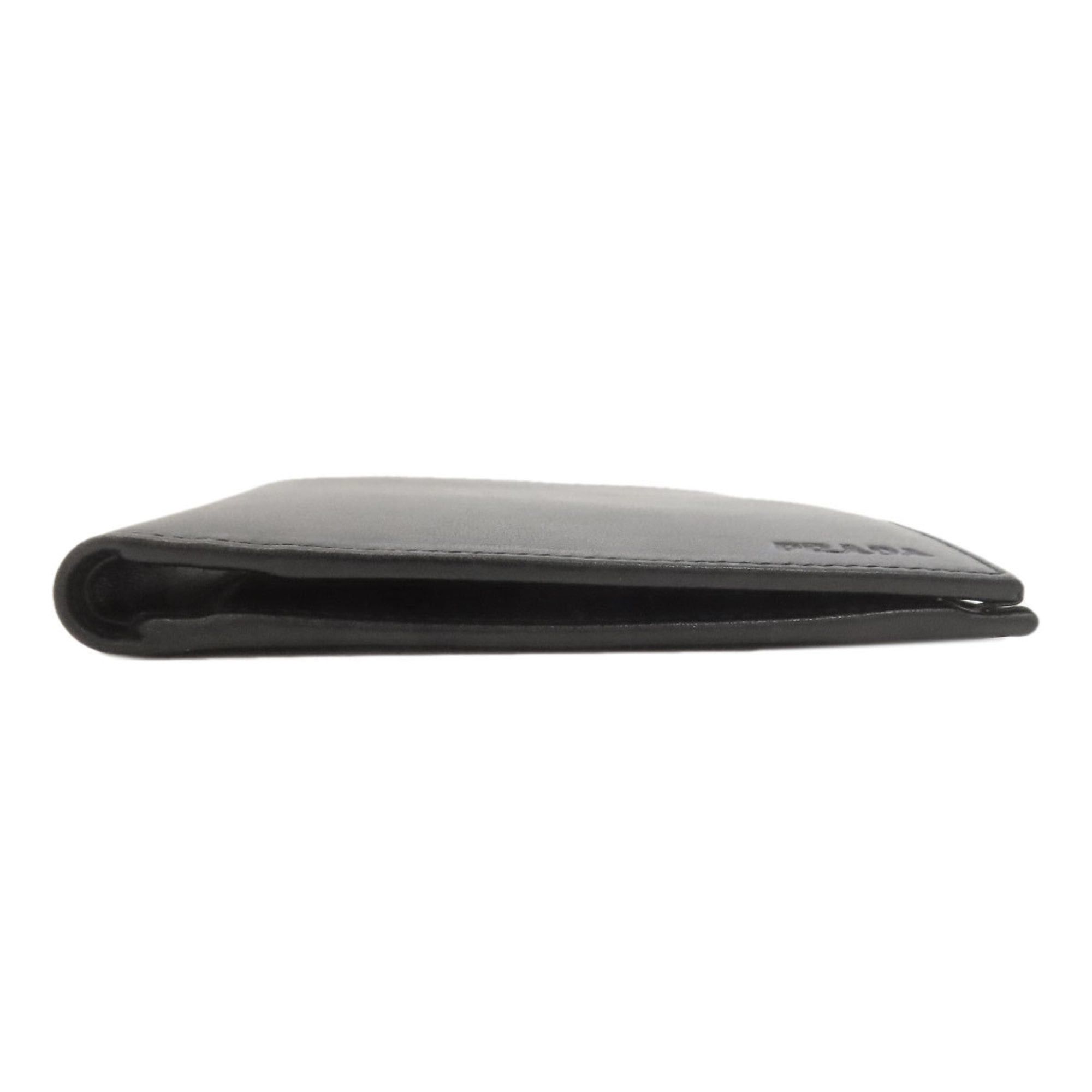 Other Prada 2M0002 Logo Bifold Wallet (with Coin Purse) Calfskin Men's PRADA Size ONE SIZE - 3 Thumbnail