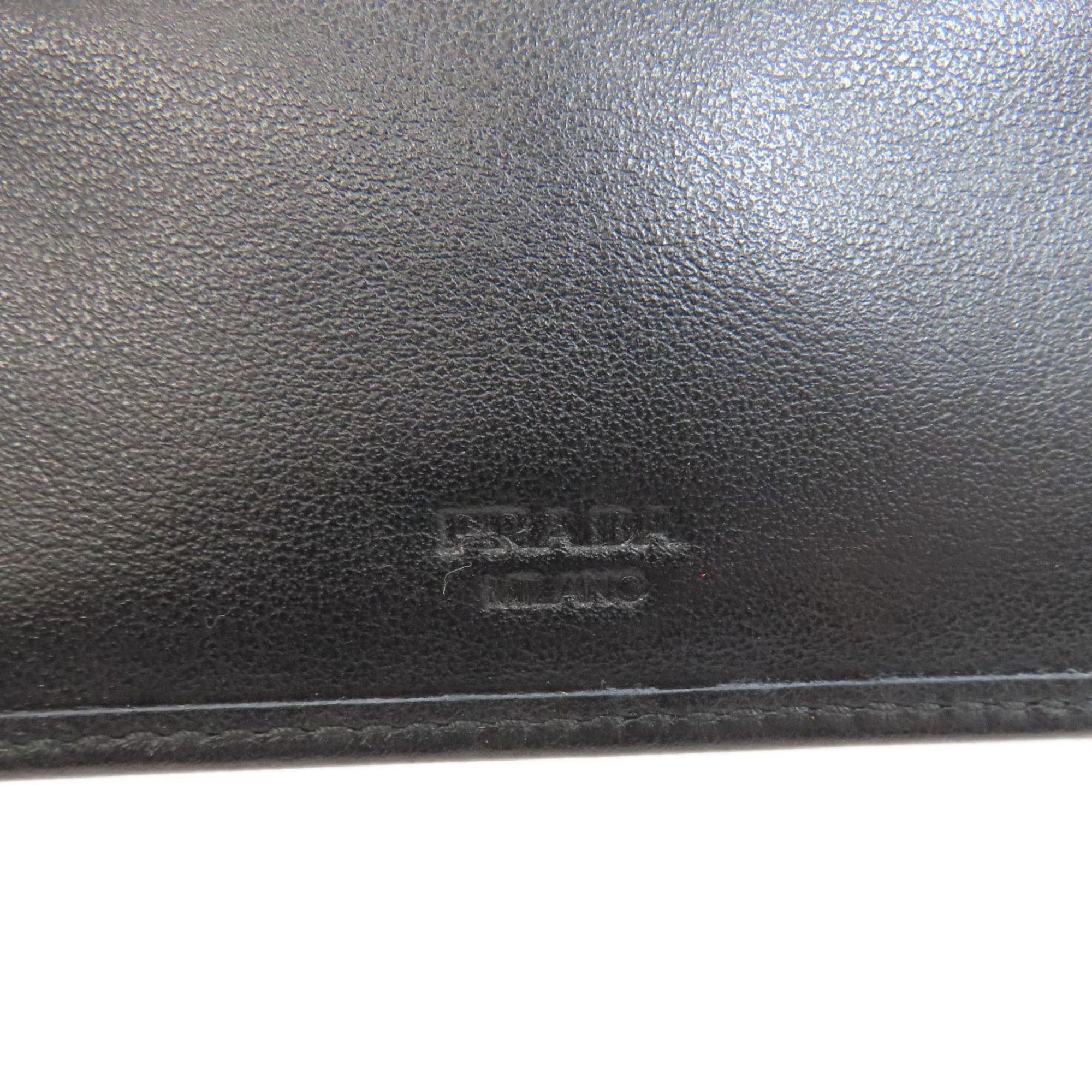 Other Prada 2M0002 Logo Bifold Wallet (with Coin Purse) Calfskin Men's PRADA Size ONE SIZE - 7 Thumbnail
