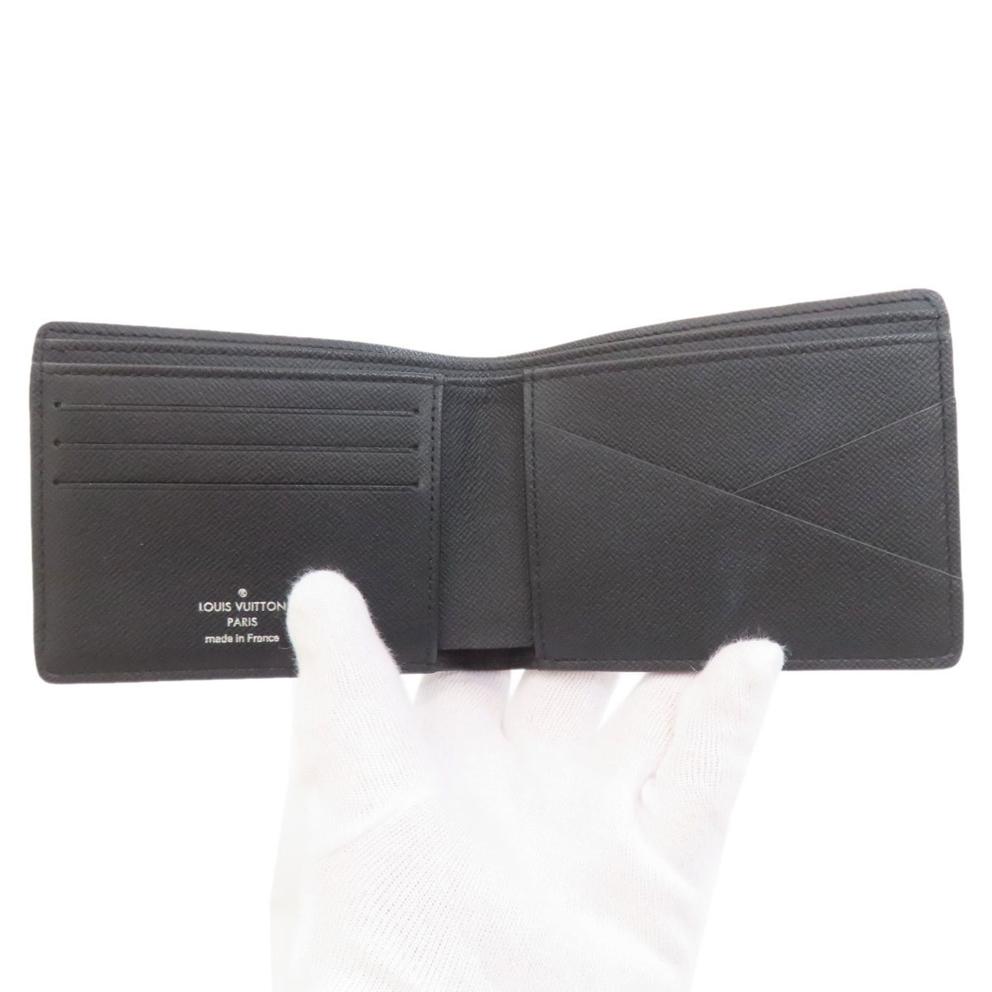 Other Louis Vuitton M61695 Portefeuille Multiple Bifold Wallet Monogram Eclipse Men's LOUIS VUITTON Size ONE SIZE - 4 Thumbnail