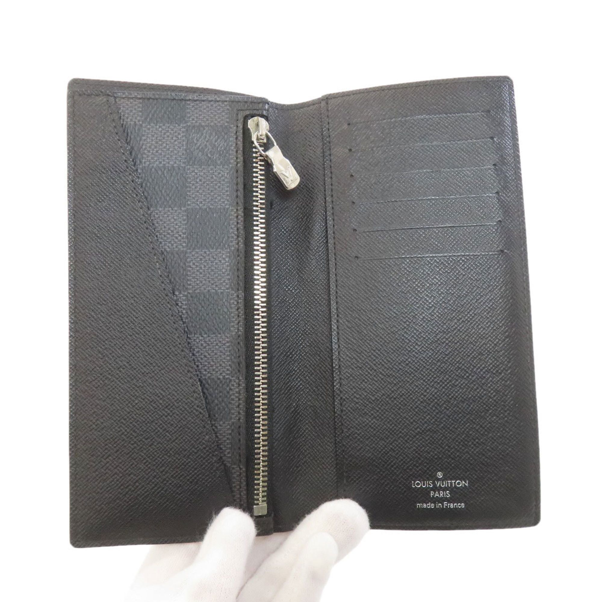 Other Louis Vuitton N64414 Alexandre NM Long Wallet in Damier Canvas for Men Size ONE SIZE - 4 Thumbnail