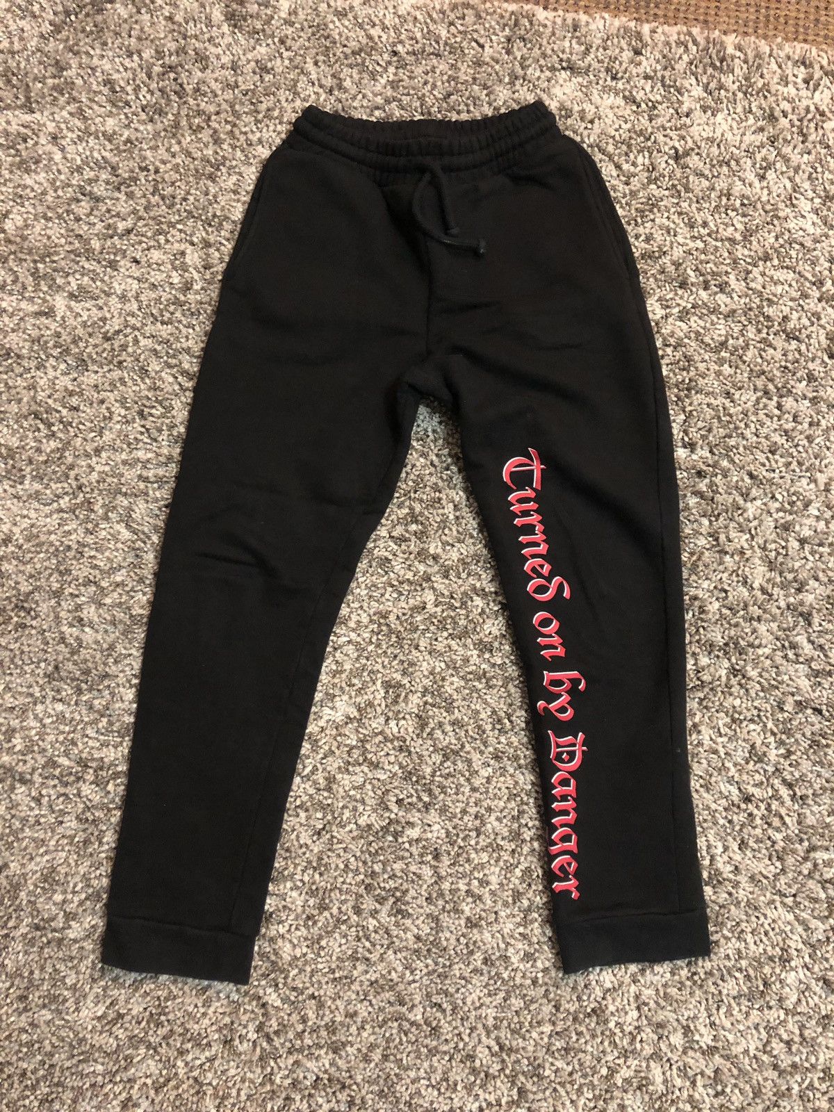 その他 012070 VETEMENTS SWEAT TURNED ON BY Vetements Vetements Turned On By Danger Sweatpants | Grailed