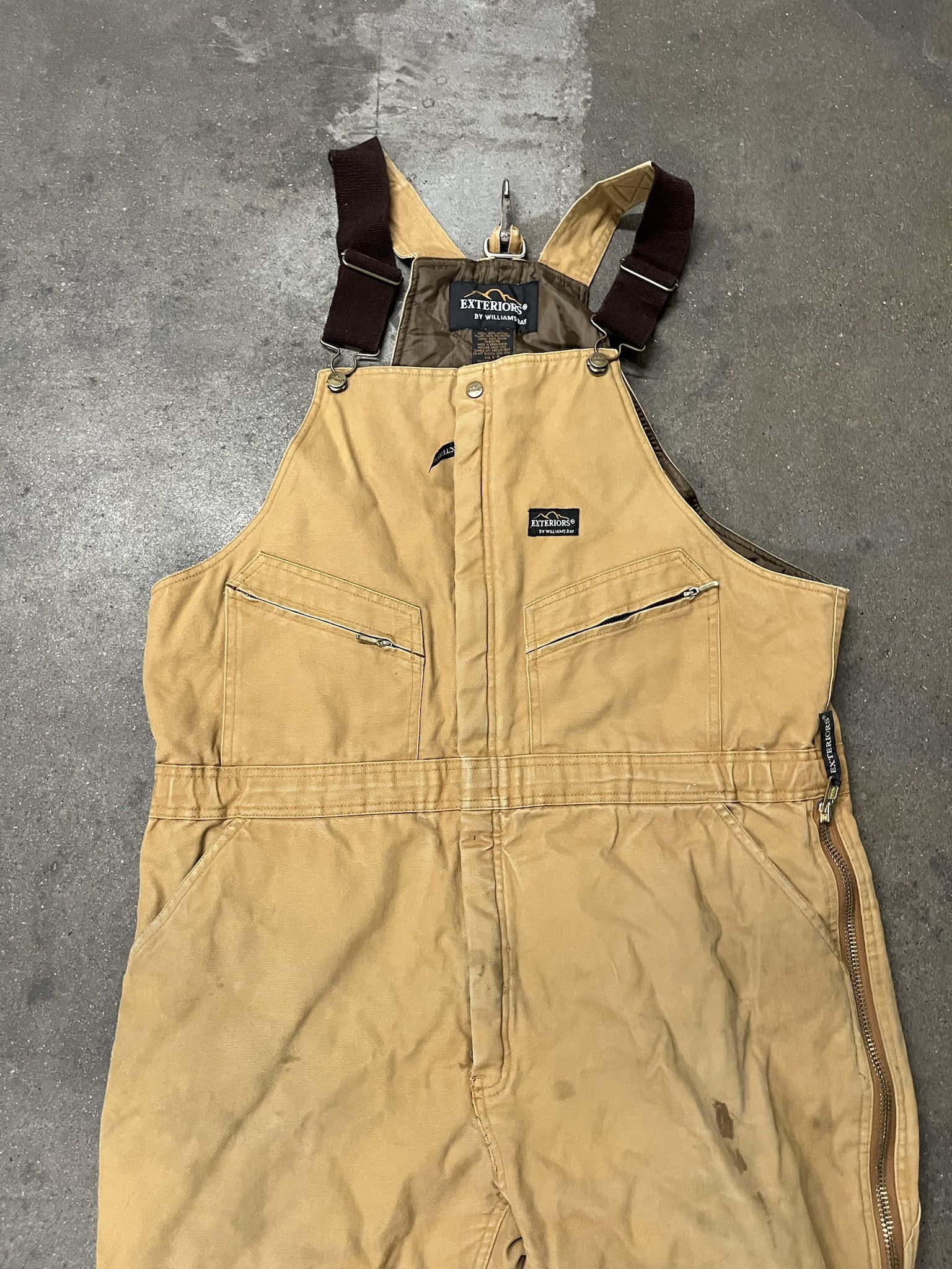 Carhartt × Vintage Vintage 1990s Quilted Canvas Heavy Duty Overalls Size Large Size US L / EU 52-54 / 3 - 2 Thumbnail