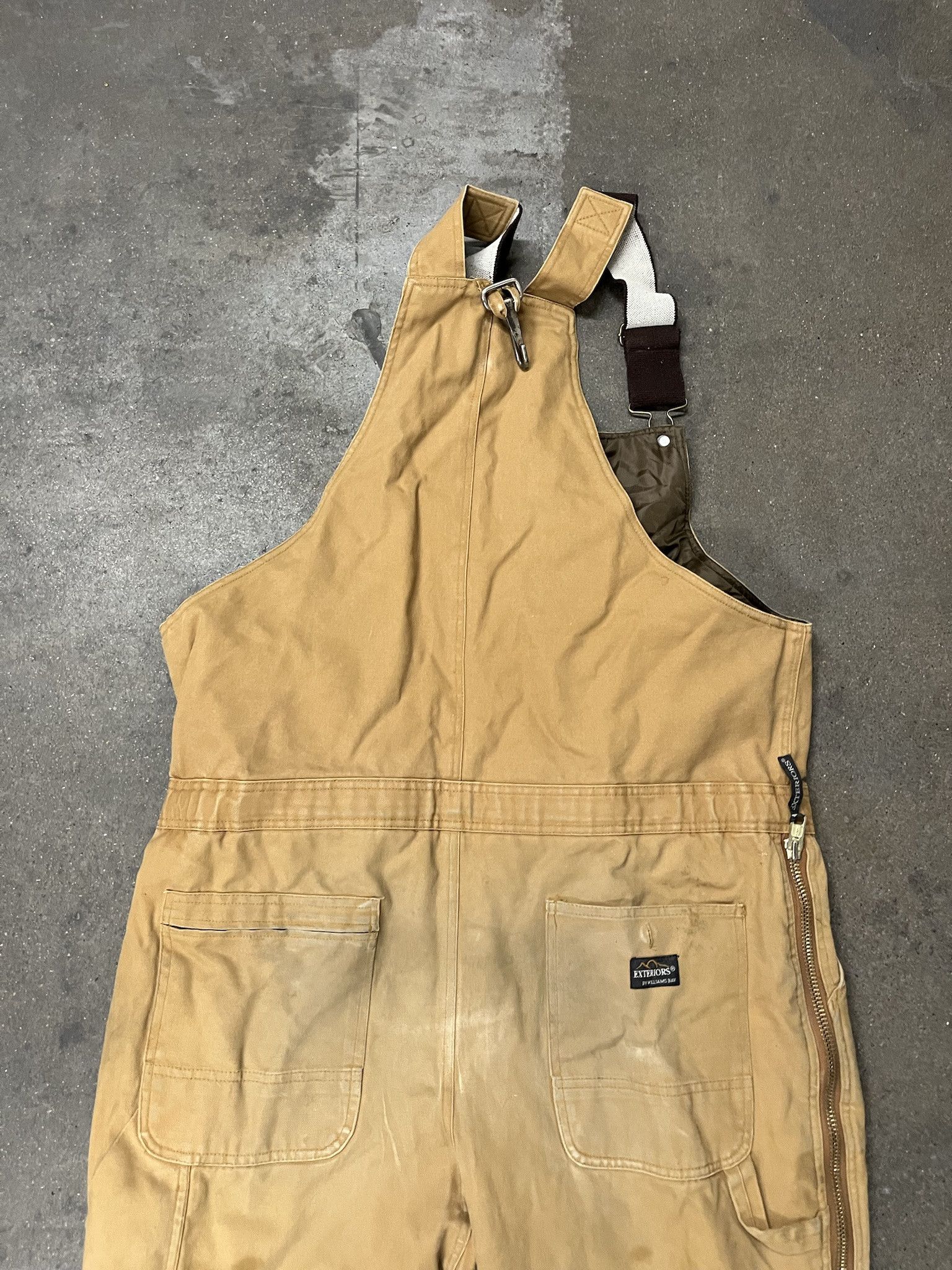 Carhartt × Vintage Vintage 1990s Quilted Canvas Heavy Duty Overalls Size Large Size US L / EU 52-54 / 3 - 6 Thumbnail