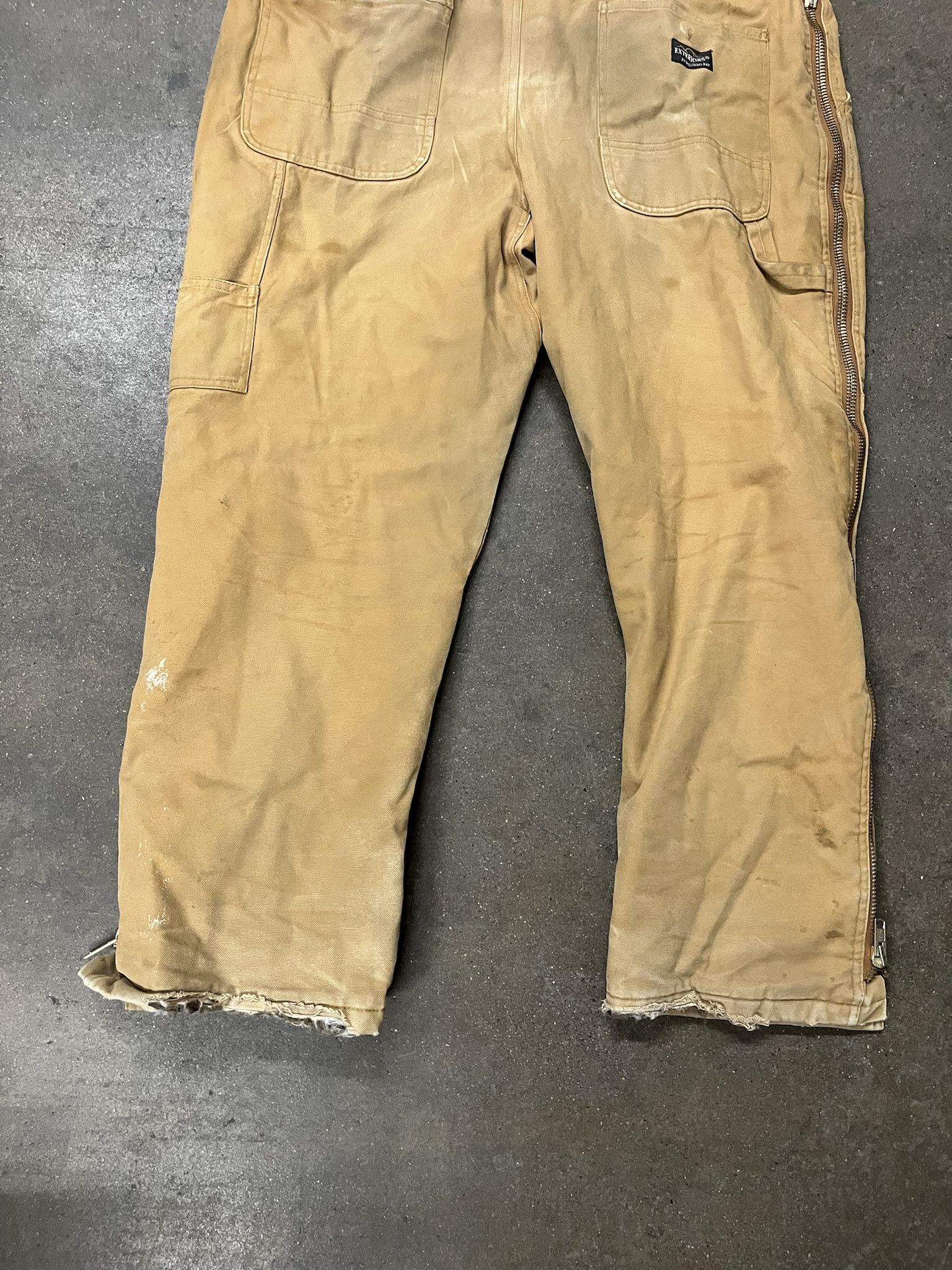Carhartt × Vintage Vintage 1990s Quilted Canvas Heavy Duty Overalls Size Large Size US L / EU 52-54 / 3 - 7 Thumbnail