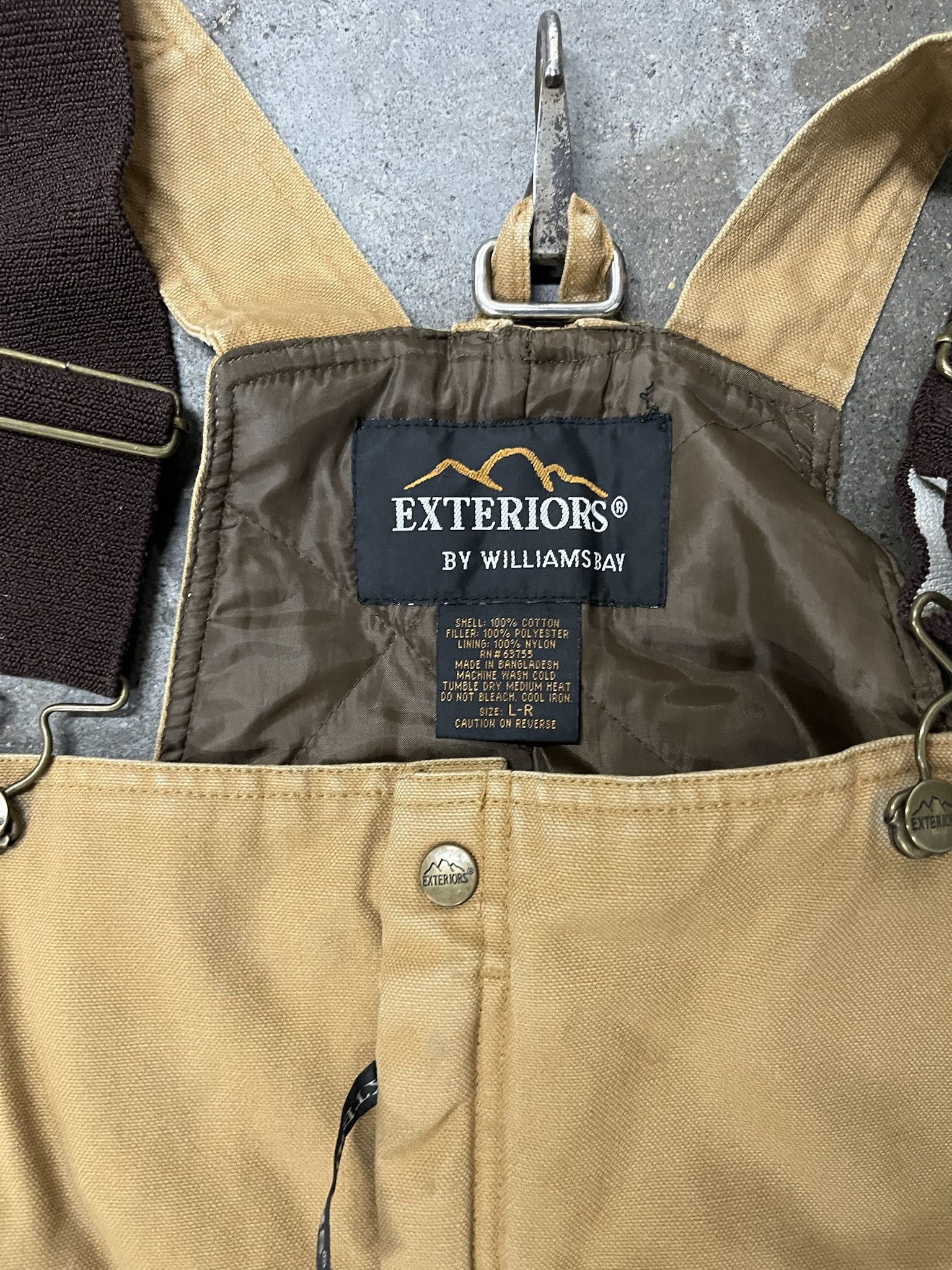 Carhartt × Vintage Vintage 1990s Quilted Canvas Heavy Duty Overalls Size Large Size US L / EU 52-54 / 3 - 4 Thumbnail