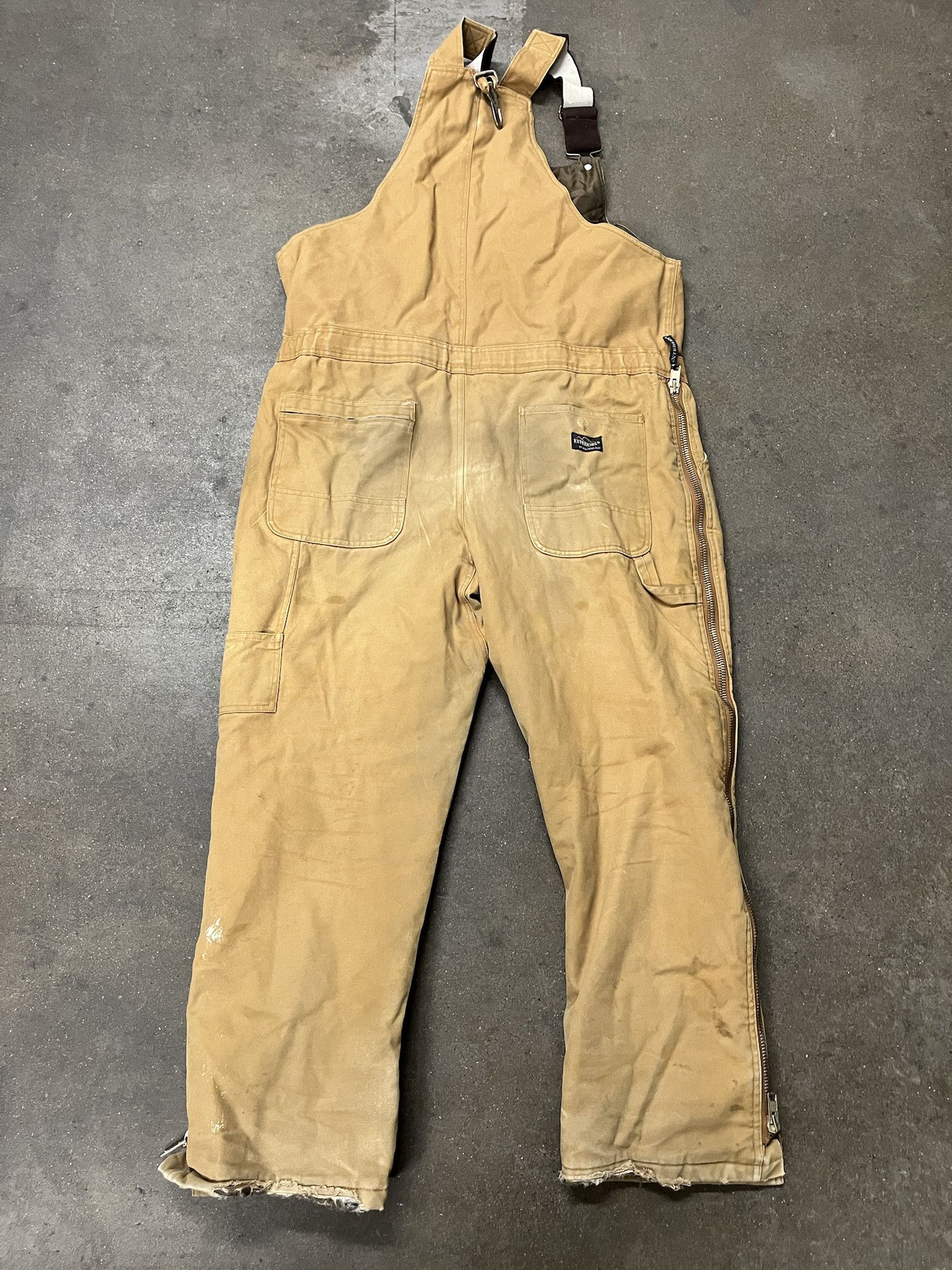 Carhartt × Vintage Vintage 1990s Quilted Canvas Heavy Duty Overalls Size Large Size US L / EU 52-54 / 3 - 5 Thumbnail