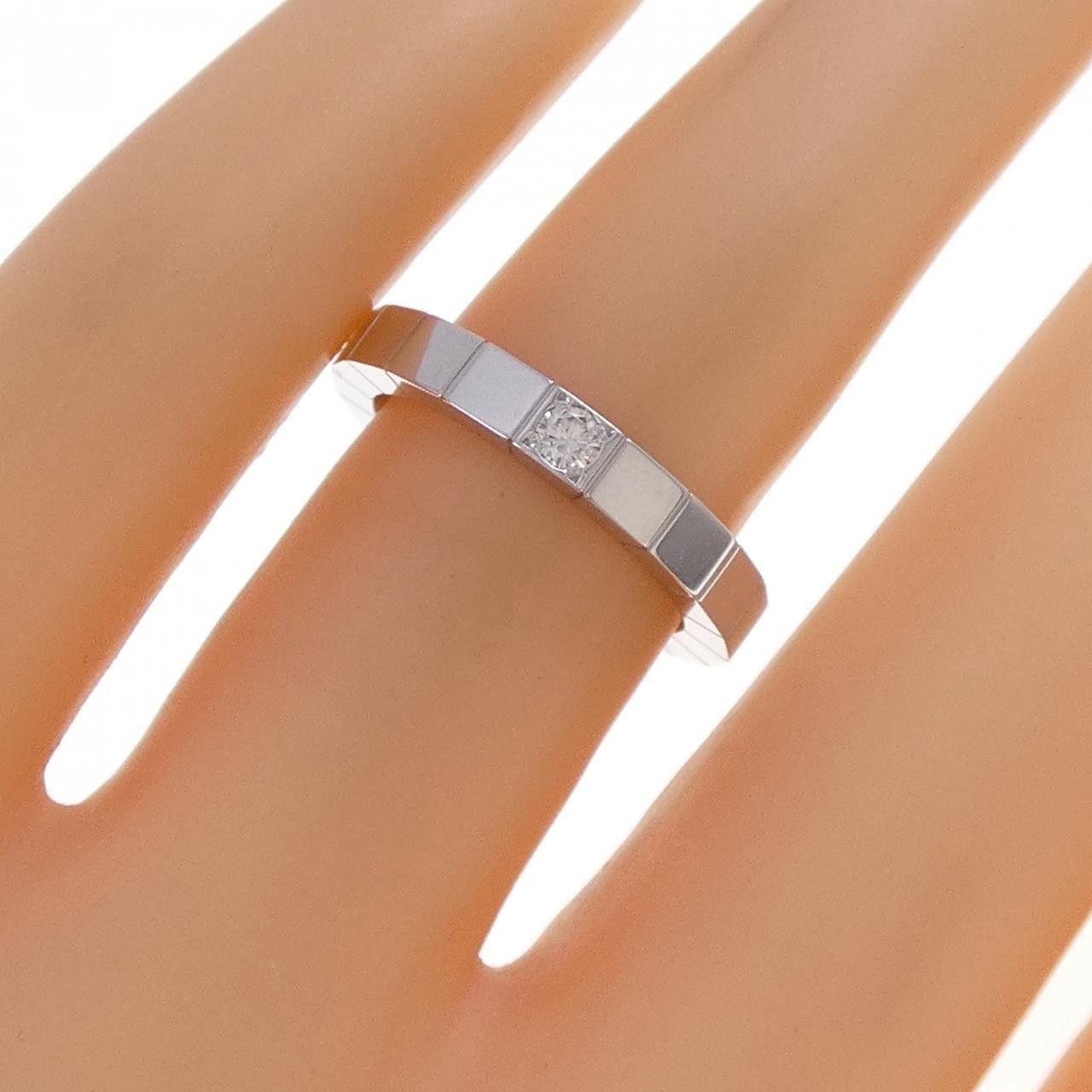 Cartier Cartier Cartier Lanieres 750 White Gold Diamond Ring Size 8 Precious Metal Ring B4045000 DUTY FREE for USA Size ONE SIZE - 5 Thumbnail