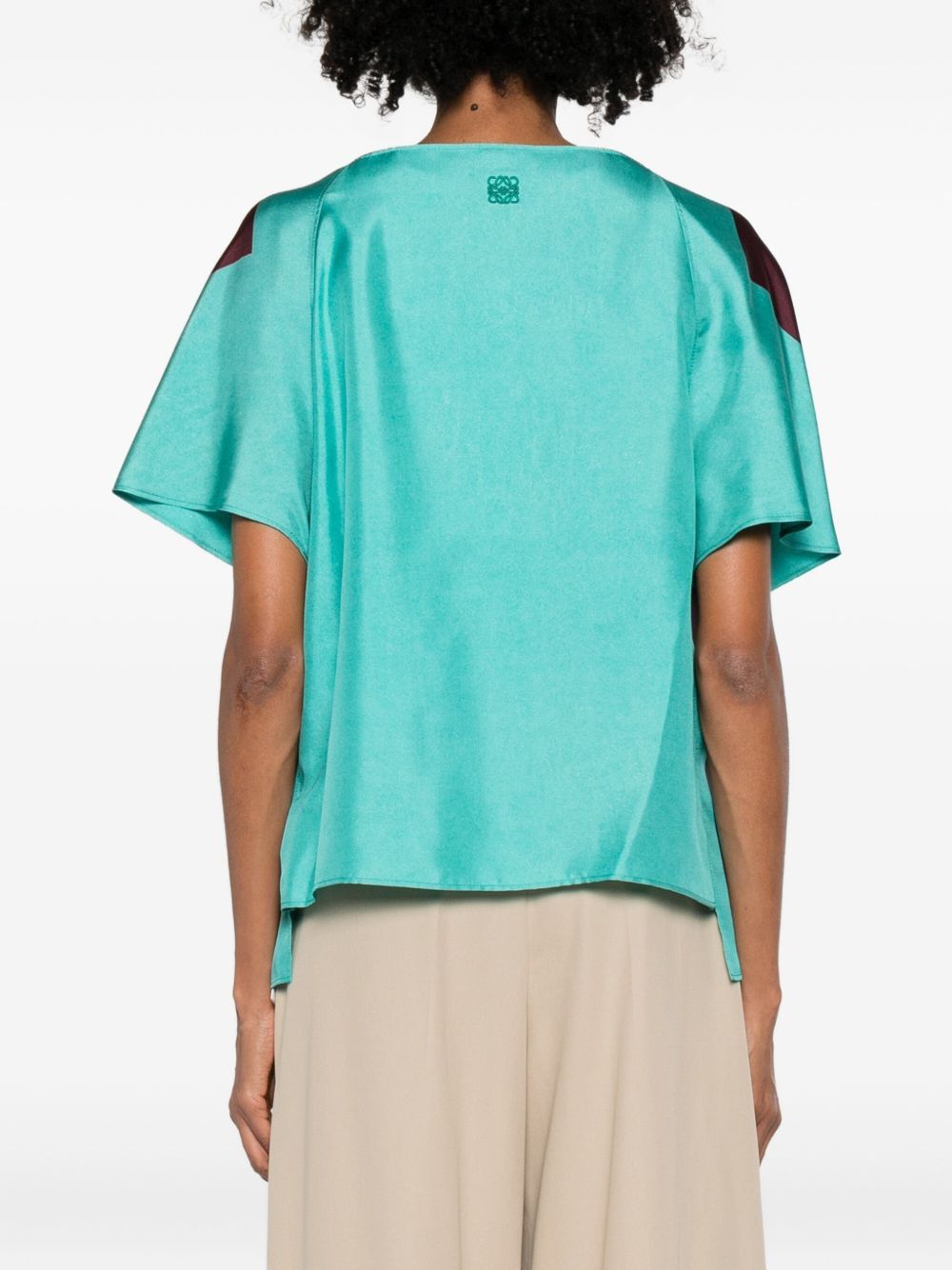 Loewe PRINTED SILK TOP Size XS / US 0-2 / IT 36-38 - 3 Thumbnail
