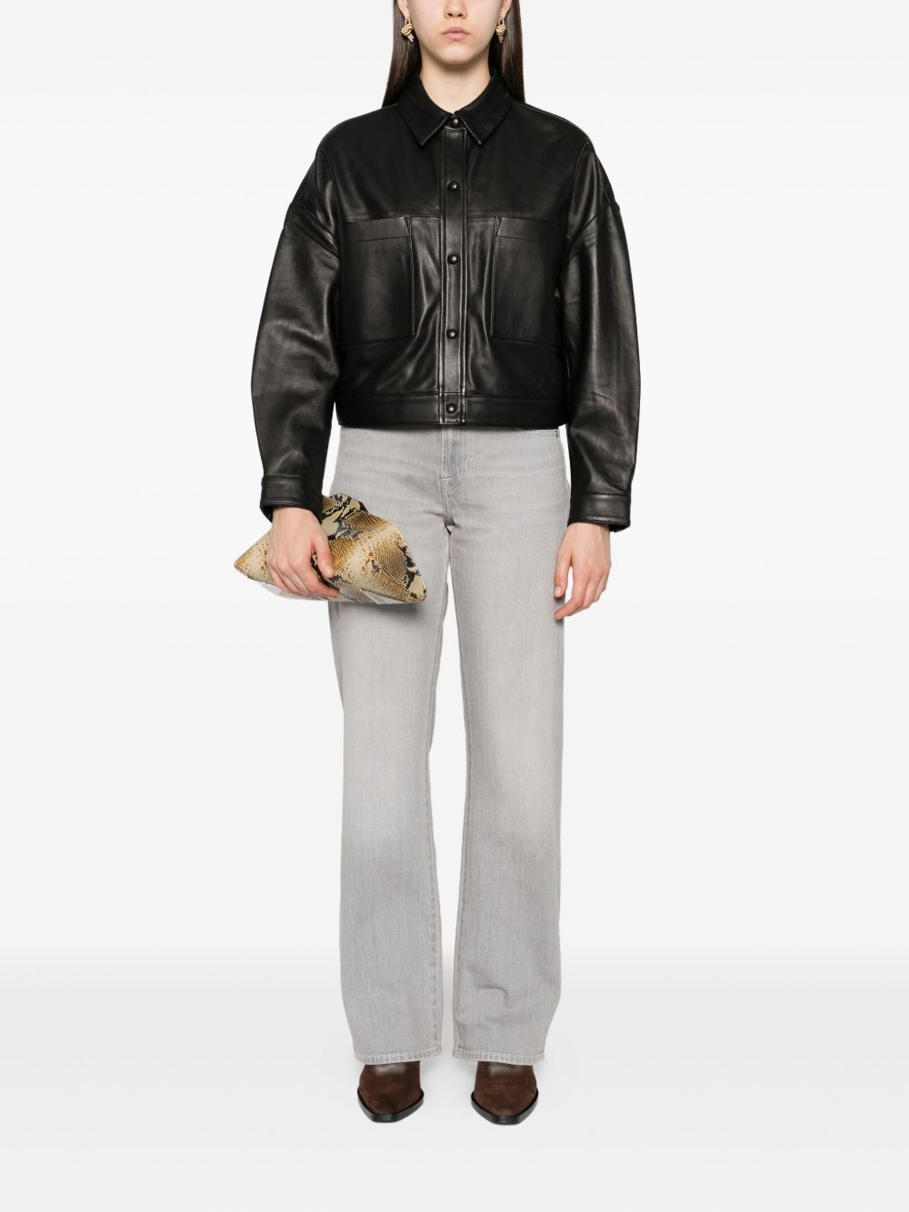 Iro SASHA LEATHER JACKET Size XS / US 0-2 / IT 36-38 - 2 Thumbnail