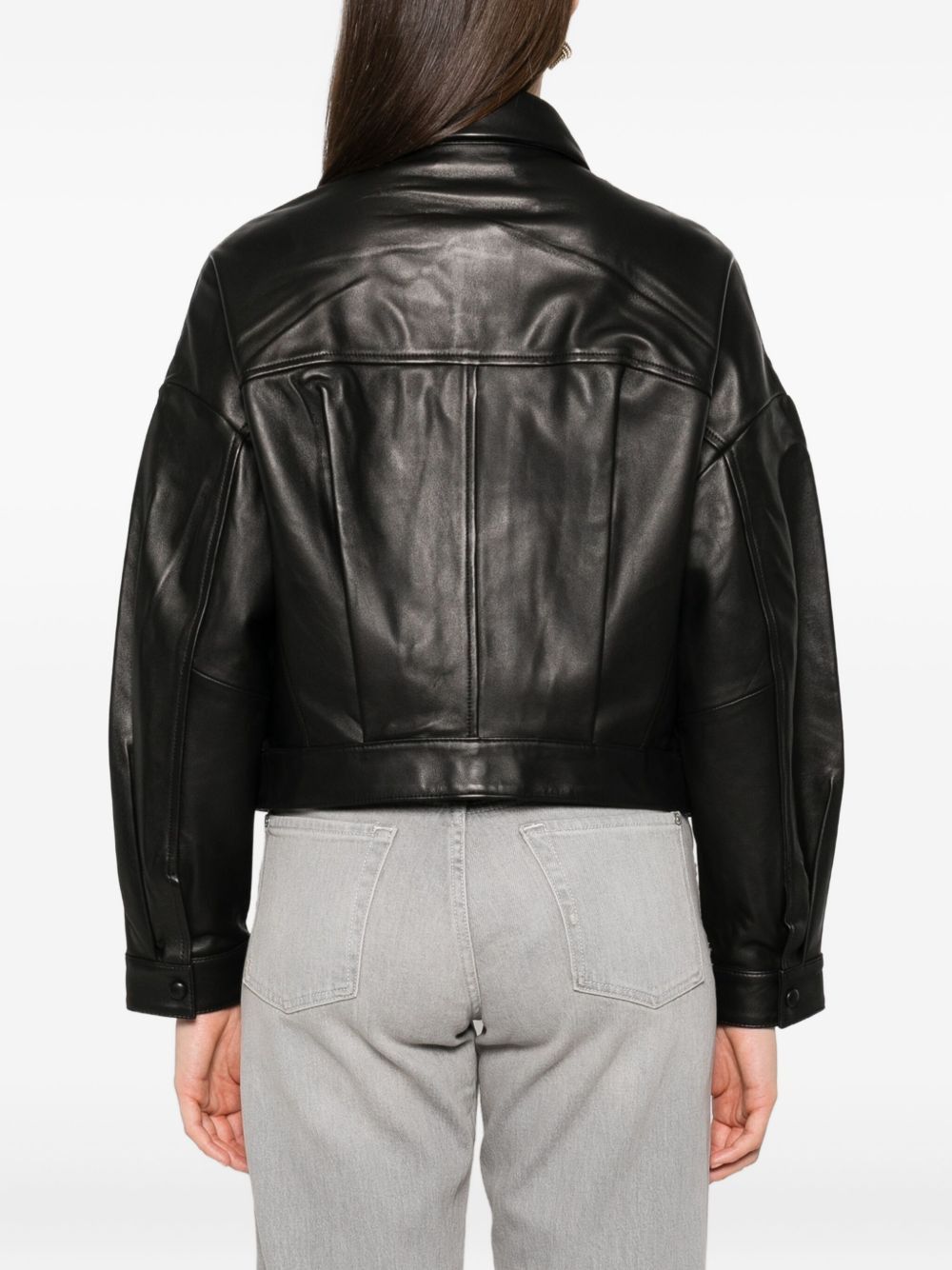 Iro SASHA LEATHER JACKET Size XS / US 0-2 / IT 36-38 - 4 Thumbnail