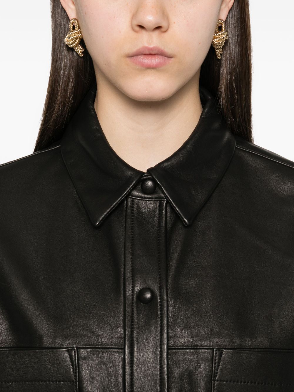 Iro SASHA LEATHER JACKET Size XS / US 0-2 / IT 36-38 - 3 Thumbnail