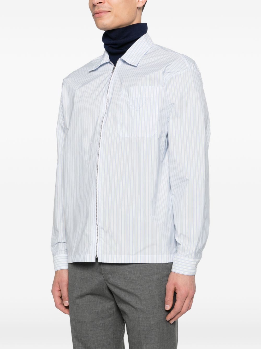 Prada RE-NYLON SHIRT Size US M / EU 48-50 / 2 - 2 Thumbnail