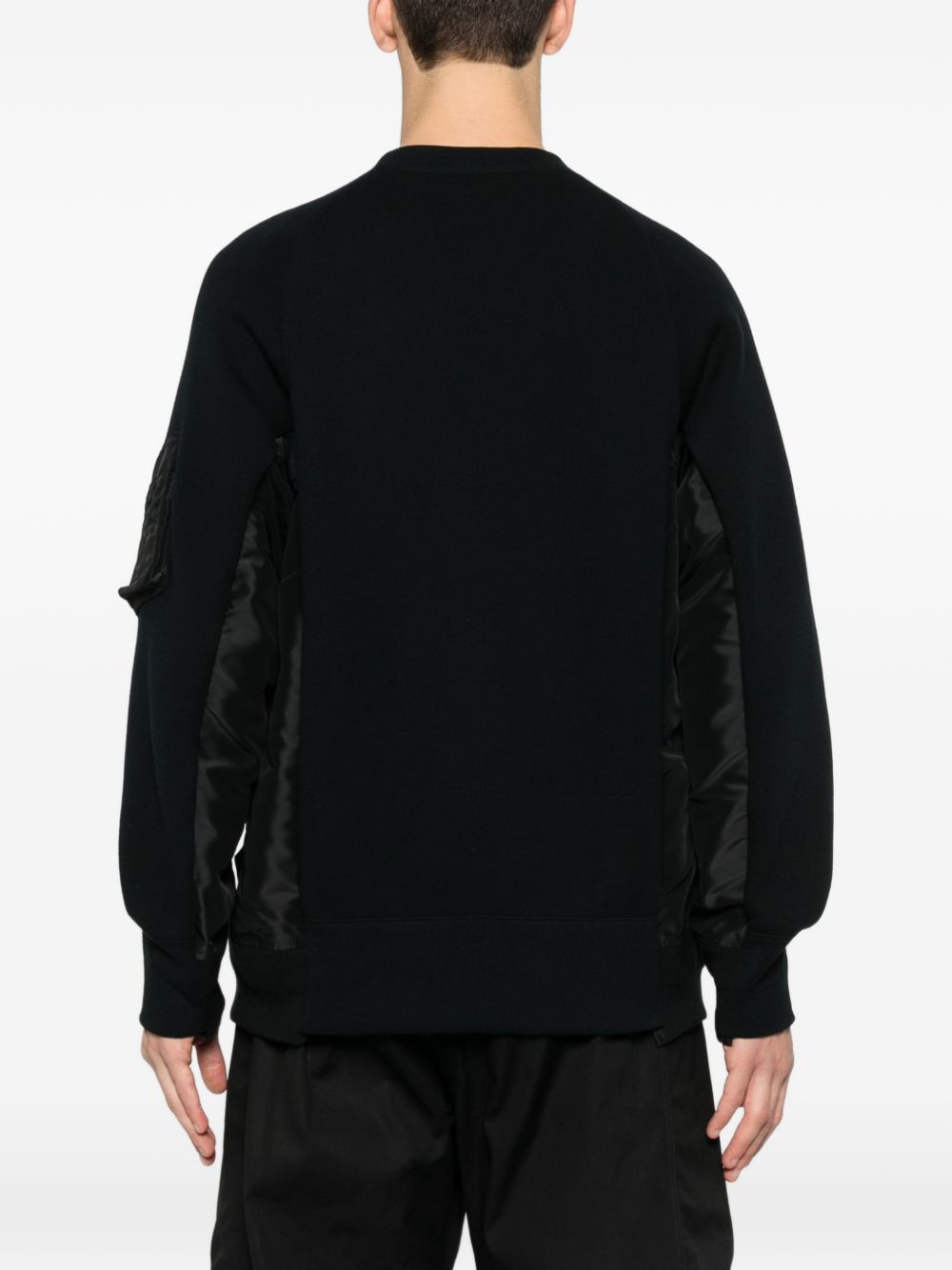 Sacai COTTON BLEND SWEATER Size US M / EU 48-50 / 2 - 2 Thumbnail