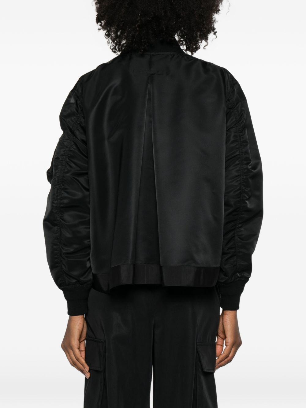 Sacai NYLON BOMBER JACKET Size M / US 6-8 / IT 42-44 - 2 Thumbnail