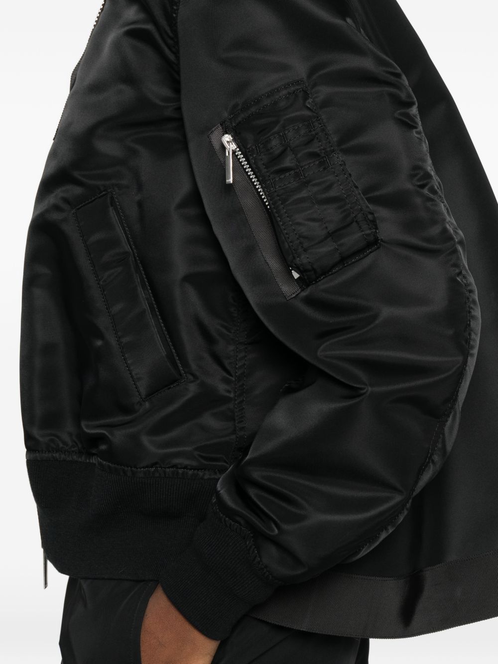 Sacai NYLON BOMBER JACKET Size M / US 6-8 / IT 42-44 - 3 Thumbnail